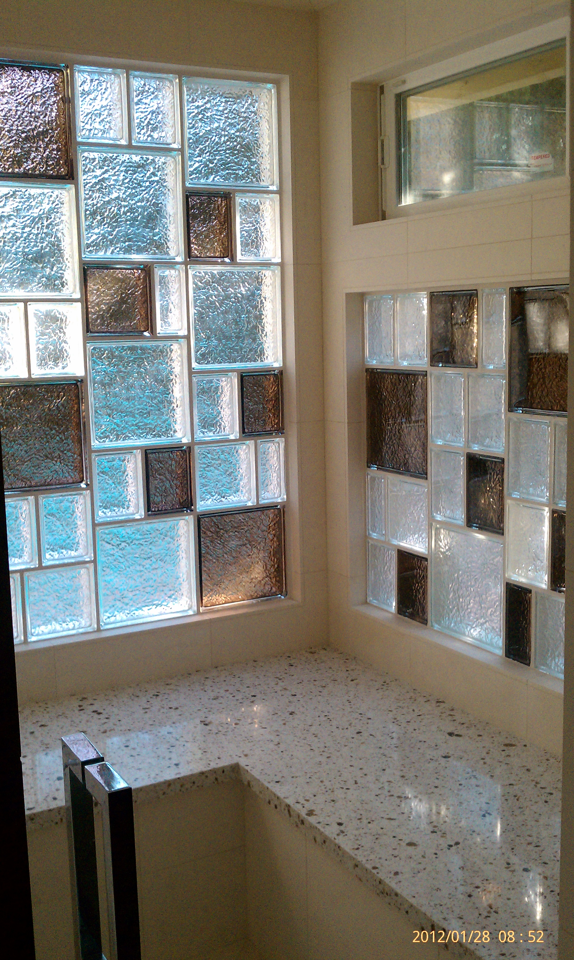 Bathroom: Glass Blocks Bathroom
