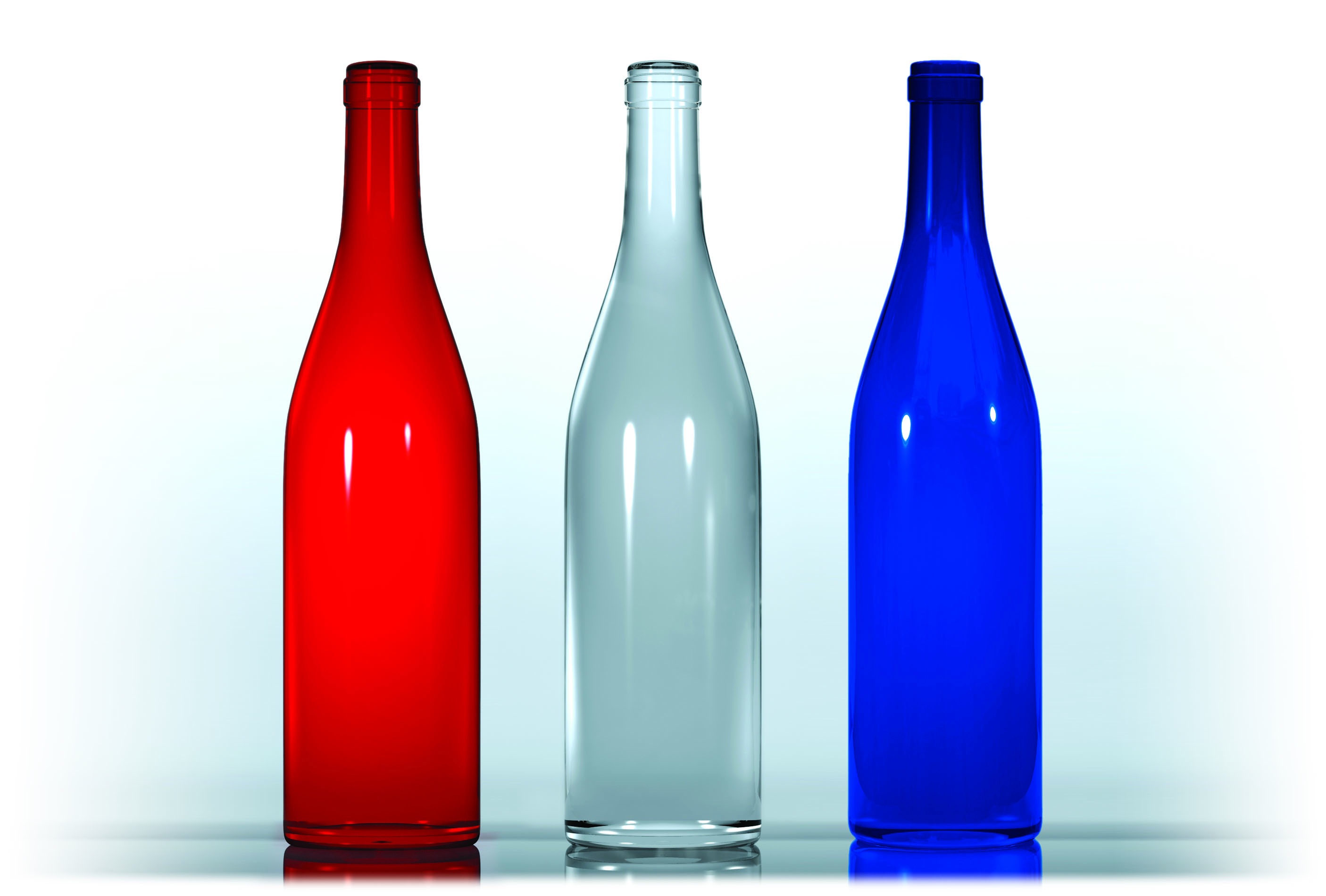 Glass bottles photo