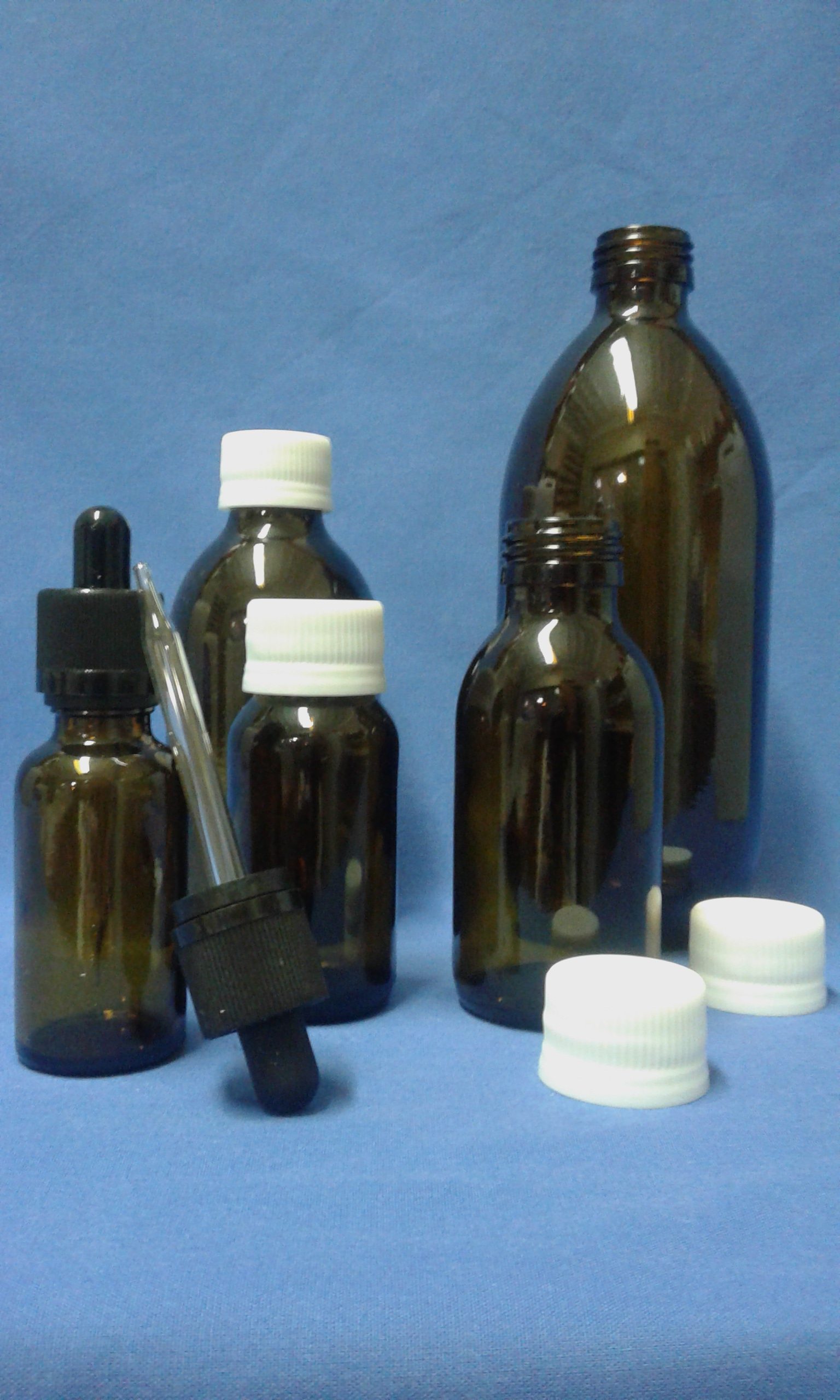 500ml amber glass bottle with screw cap – Clyrolinx