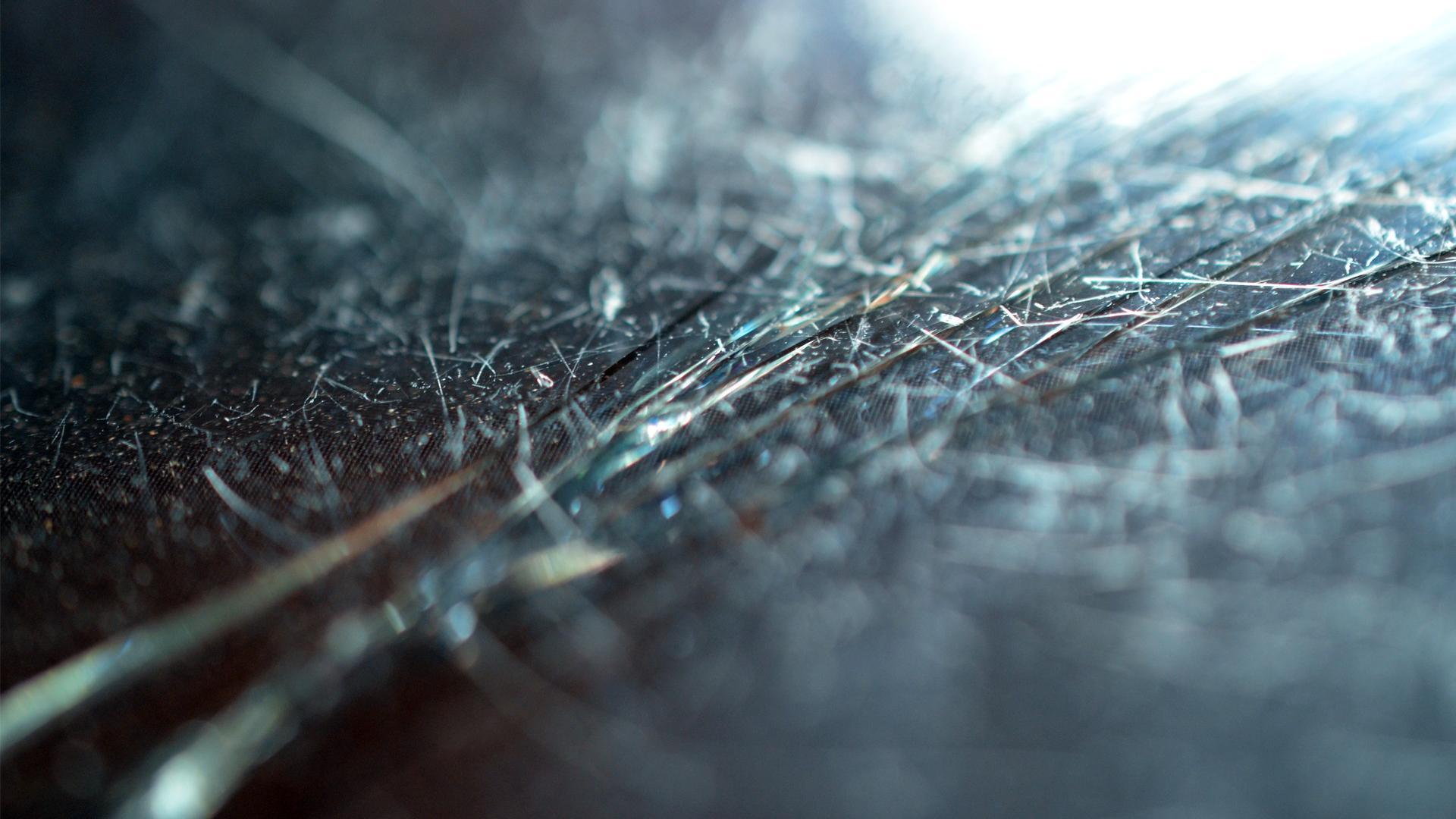 Screen iphone macro micro blurred glass cracks wallpaper | (100560)