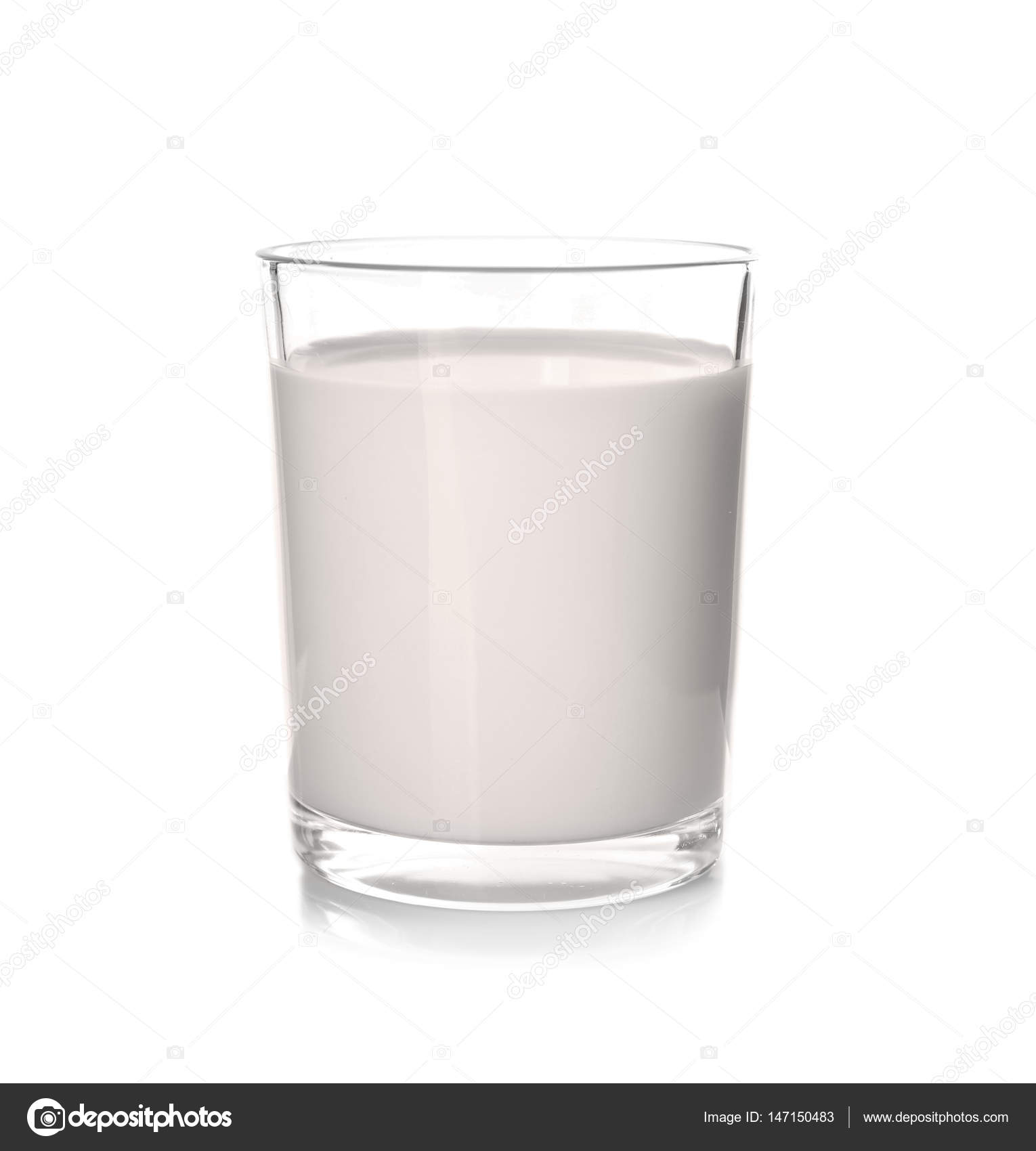 full Glass of milk — Stock Photo © belchonock #147150483