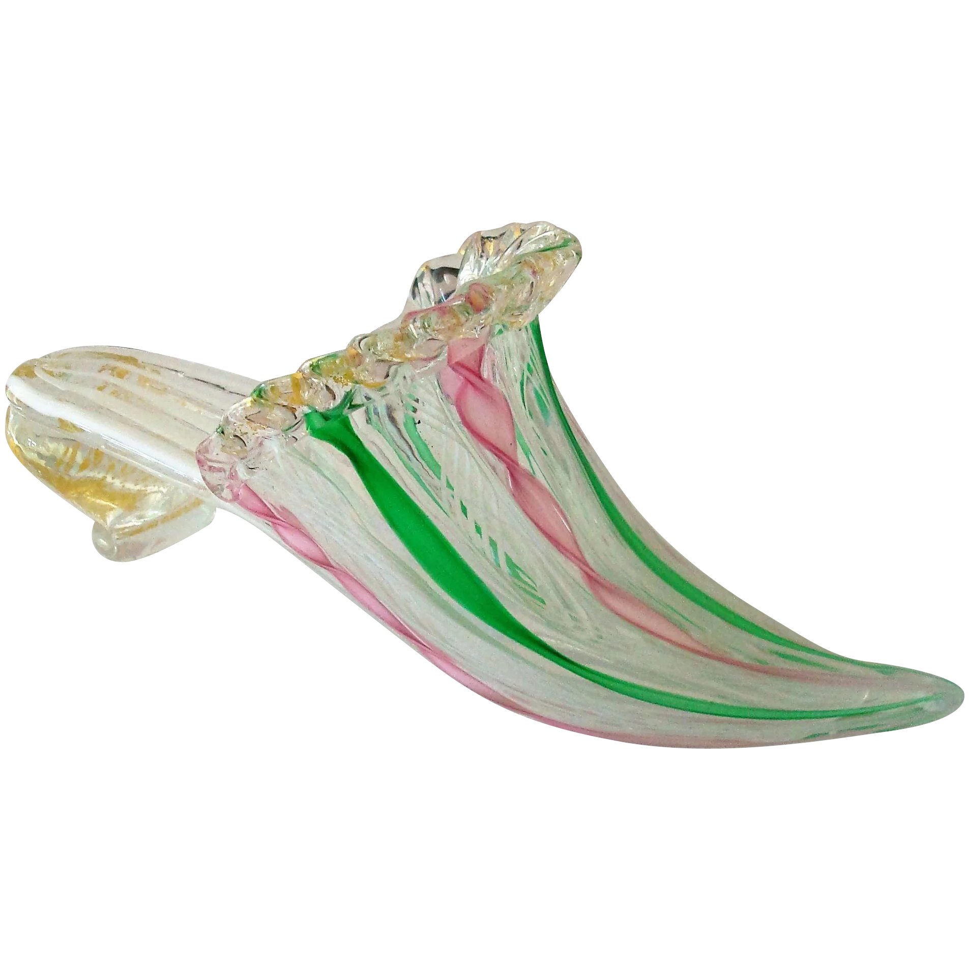 Murano Glass Slipper : Collector's Pride | Ruby Lane