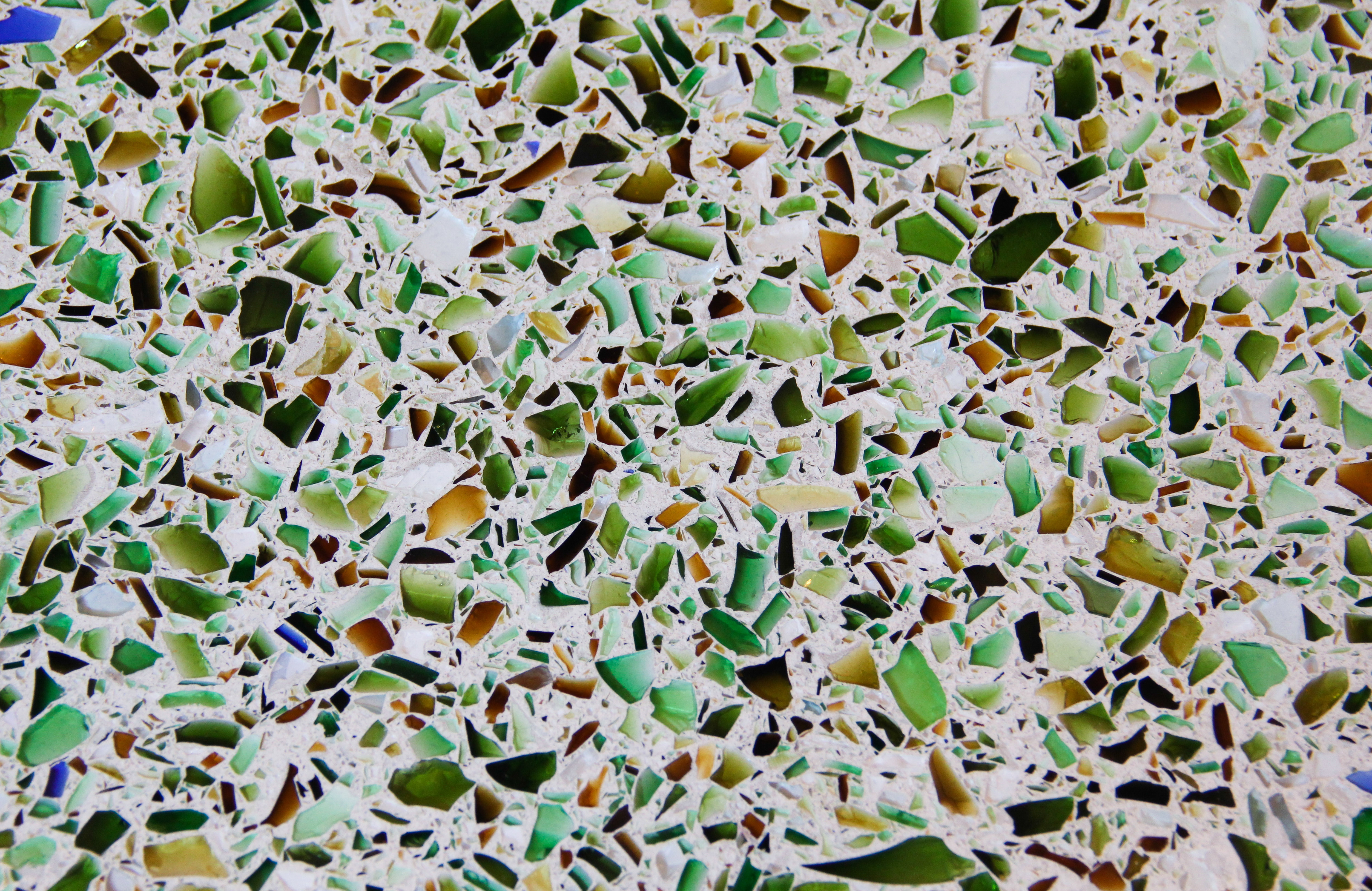 Chipped Glass Texture counter surface green cracked broken ...