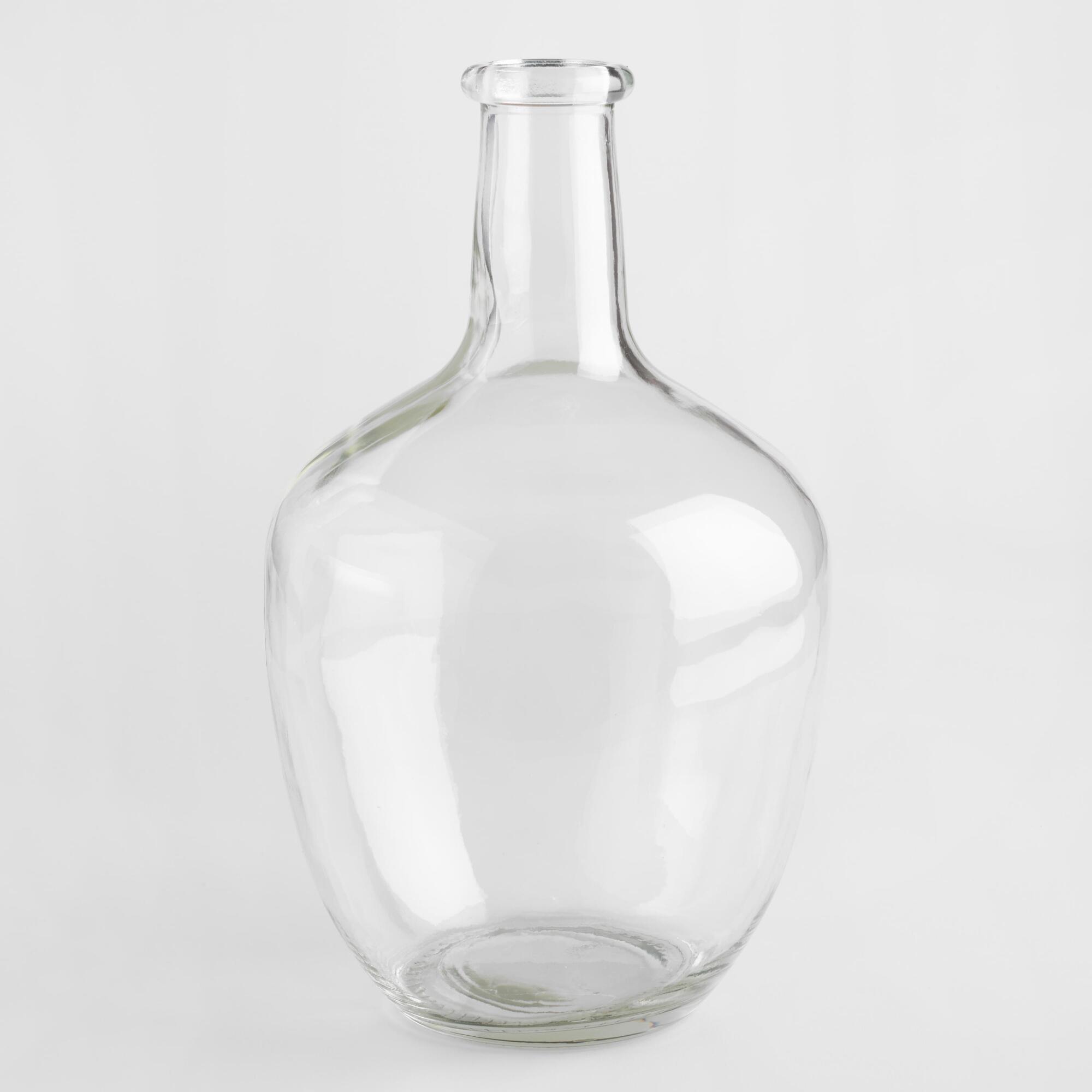 Long Neck Clear Glass Vase | World Market