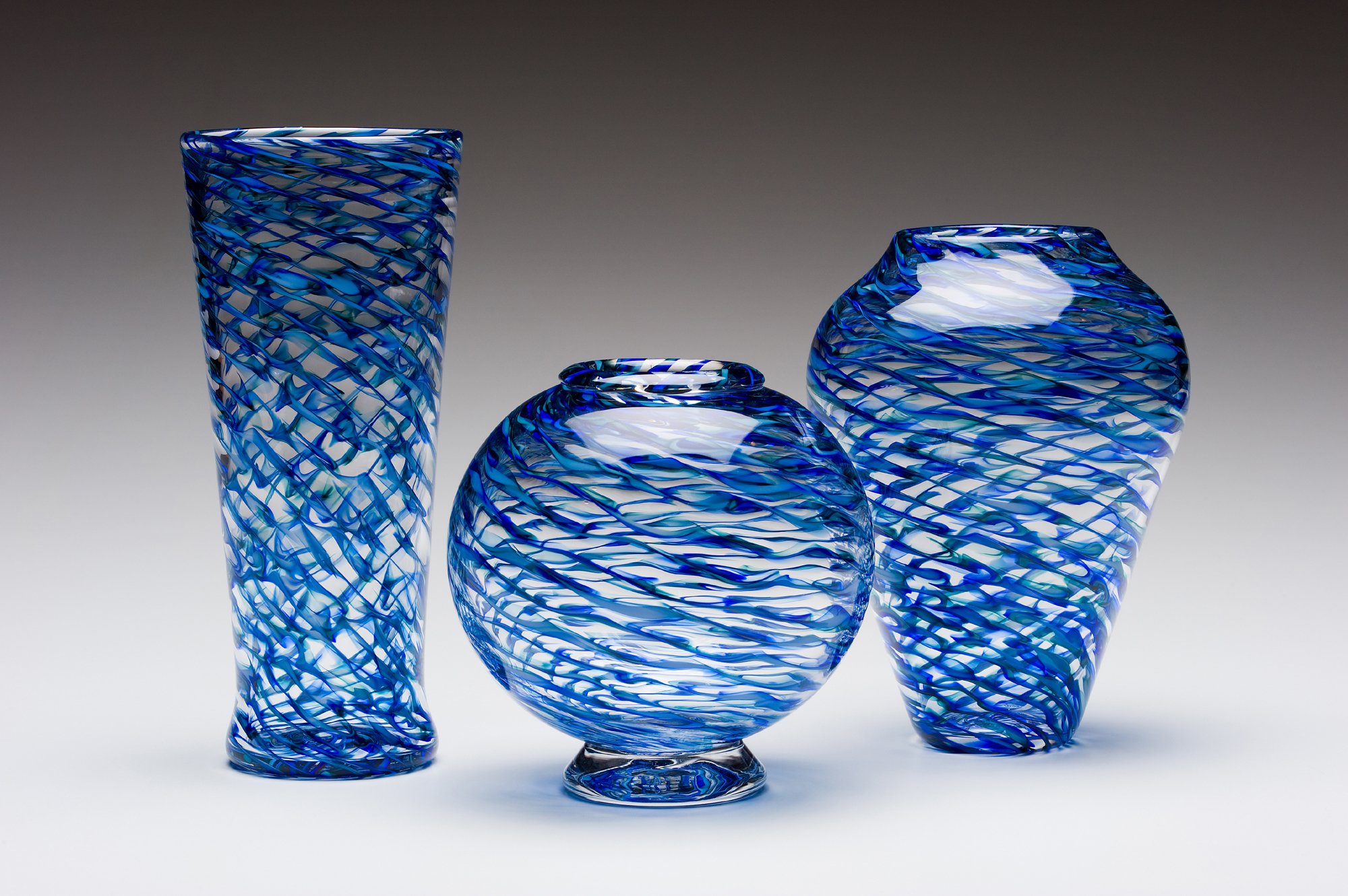 Ripple Vases by Kenny Pieper (Art Glass Vase) | Artful Home