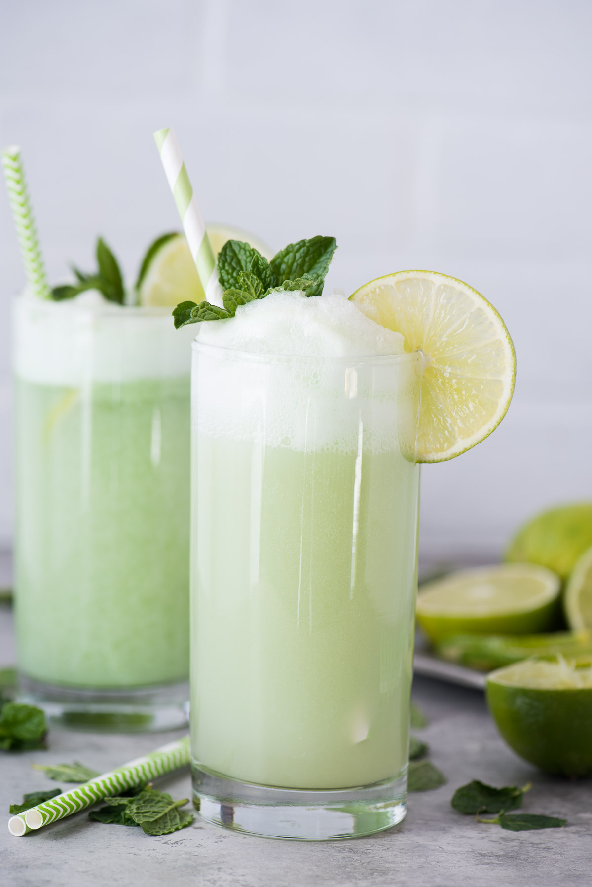 Lime Sherbet Floats | The First Year
