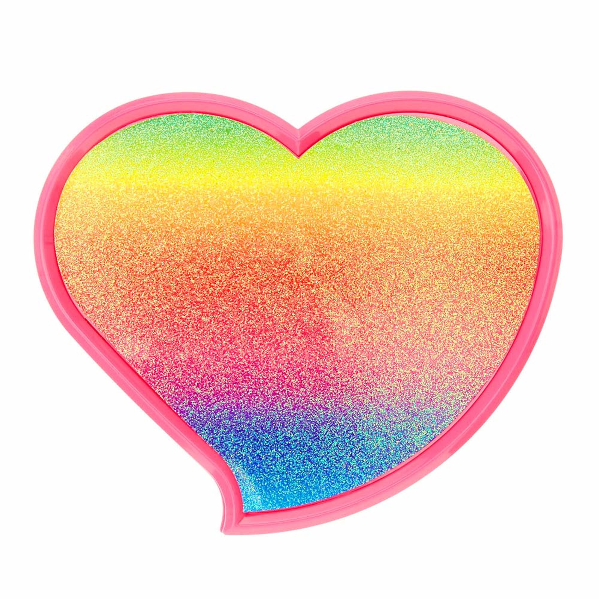 Rainbow Glitter Heart Shaped Makeup Set | Claire's US