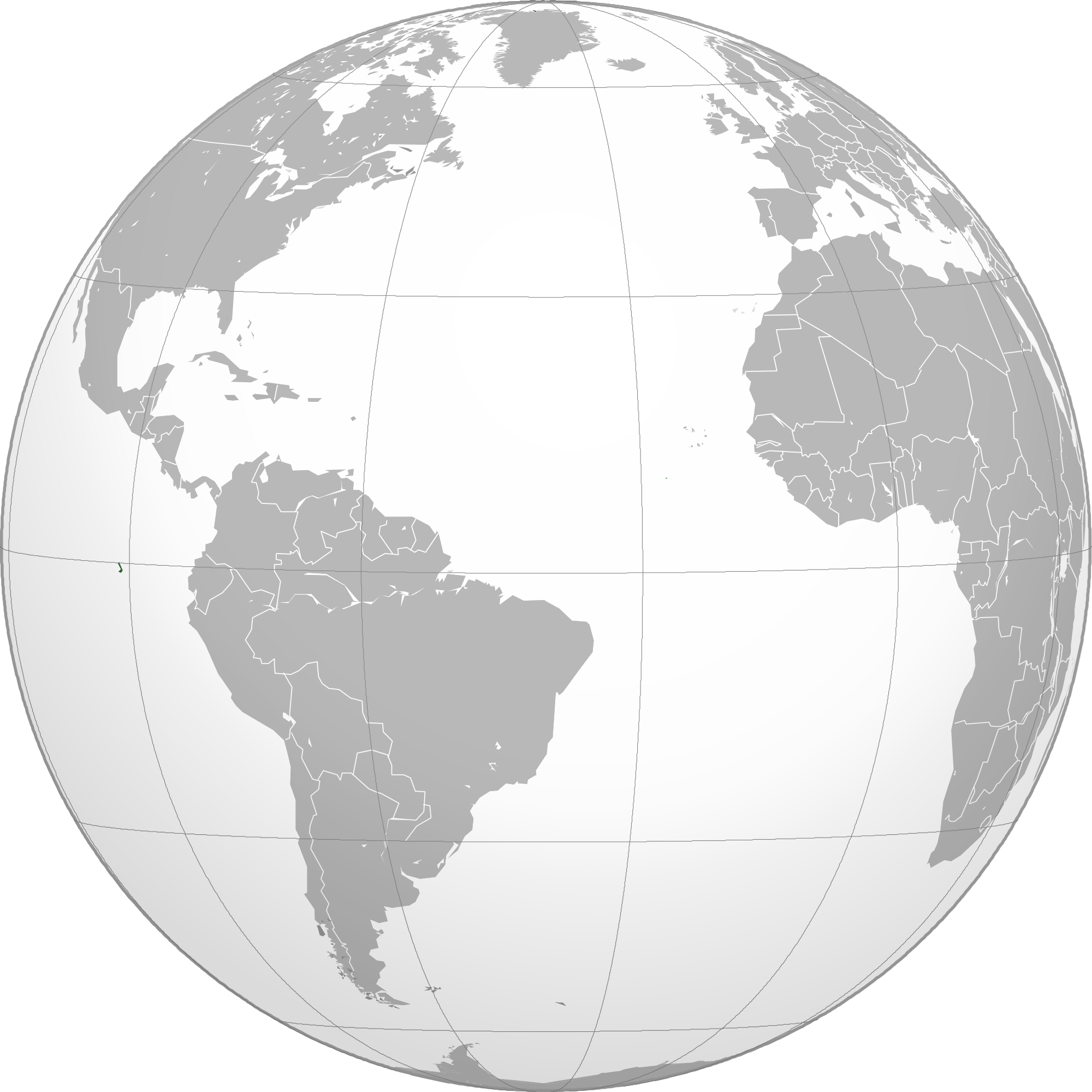 File:Globe centered in the Atlantic Ocean (green and grey globe ...