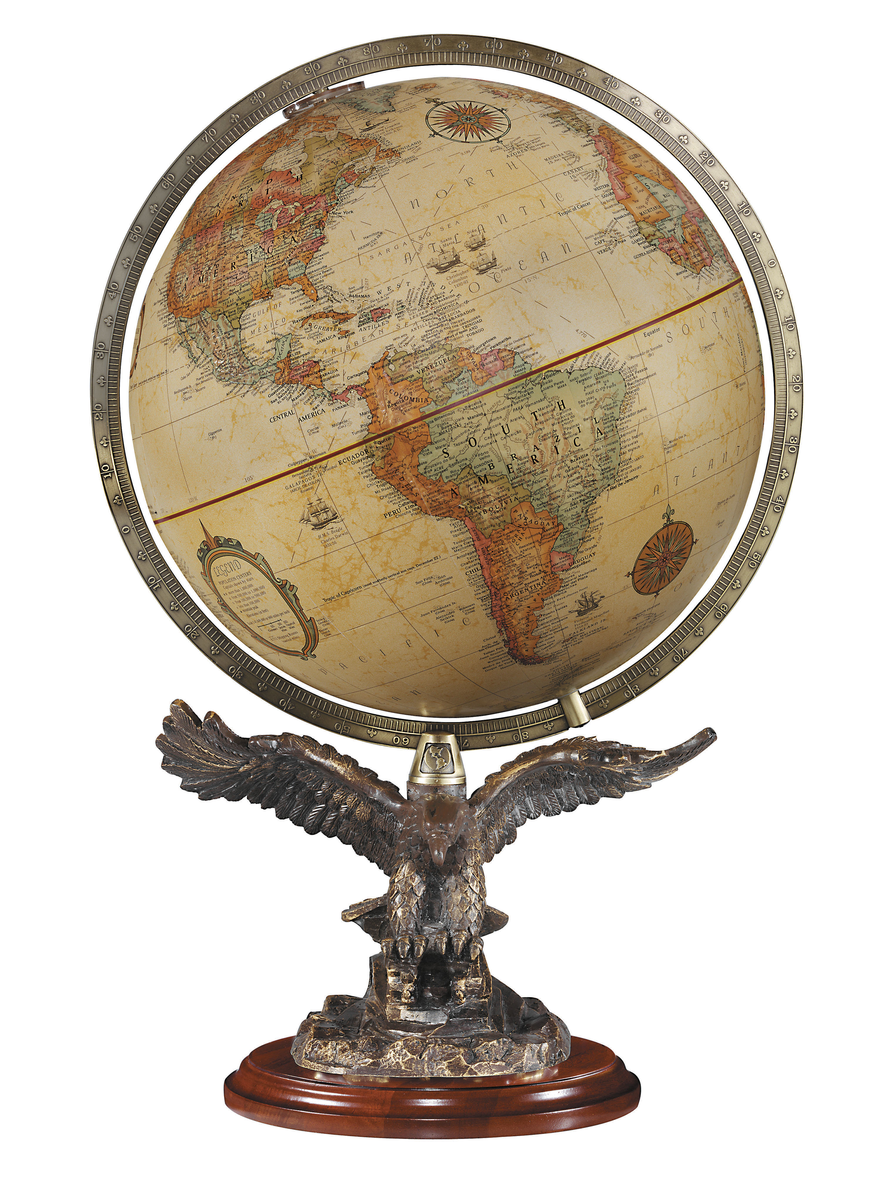Replogle Freedom Antique World Globe & Reviews | Wayfair
