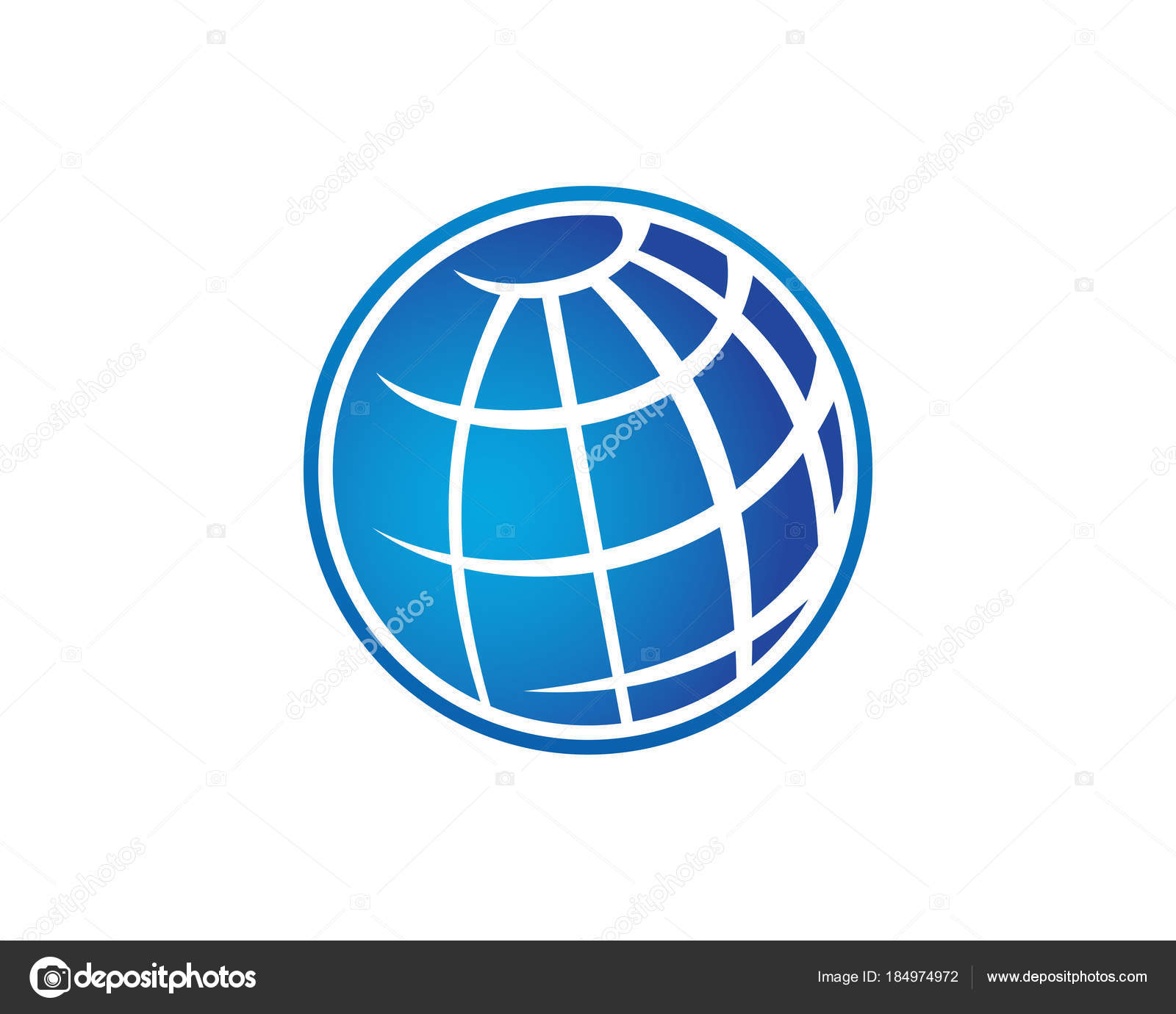 Wire Globe Logo Template — Stock Vector © xingyuan119@gmail.com ...