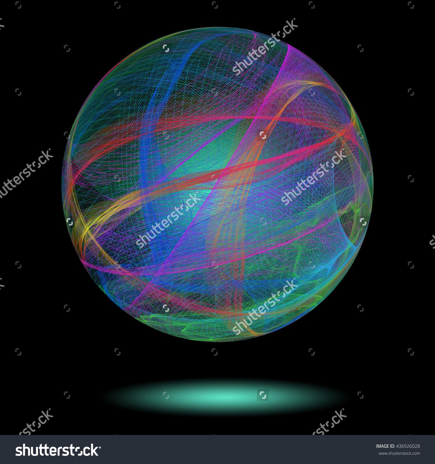 Luminous filamentous globe | Fractal balls | Pinterest | Globes and ...