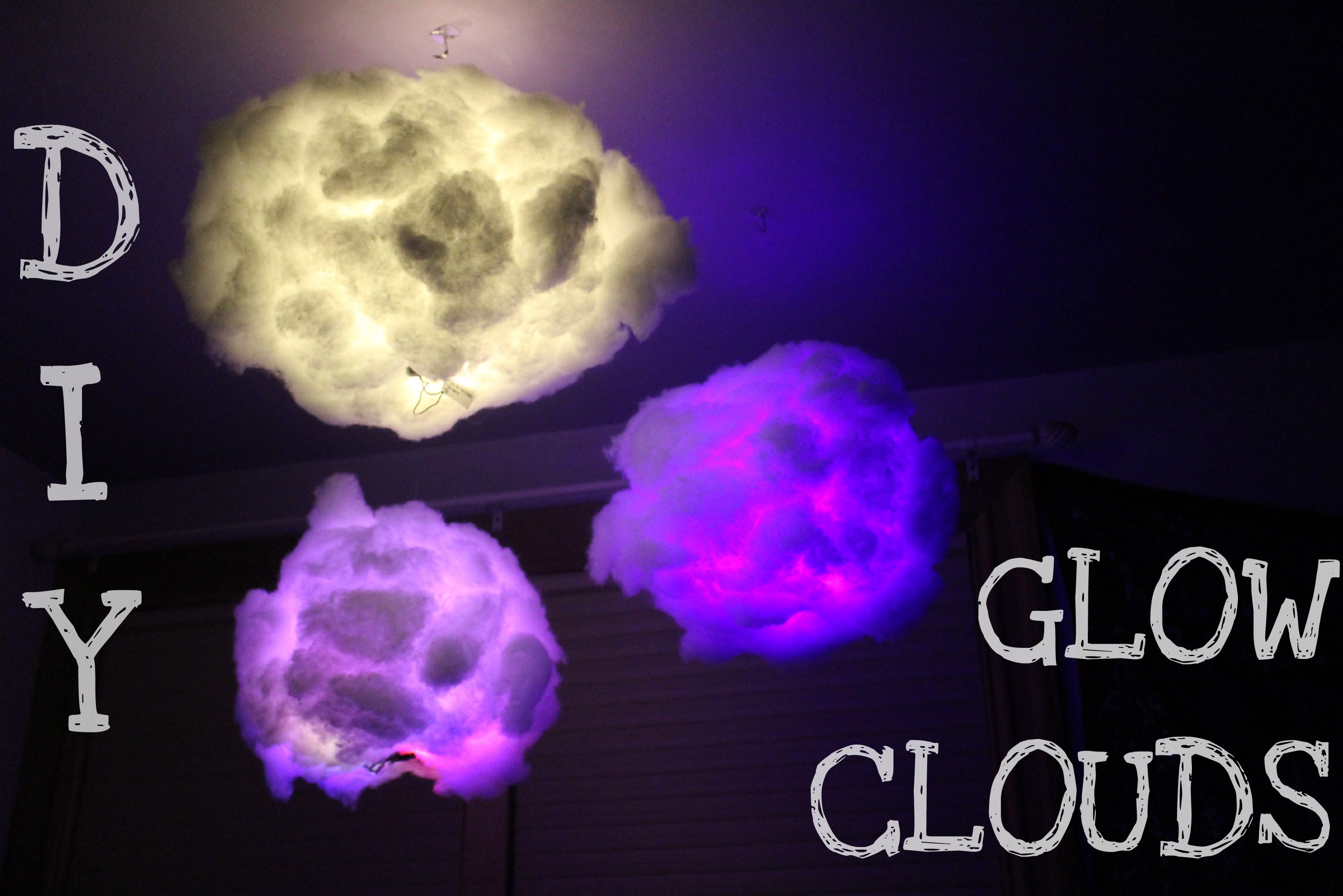 DIY: Glowing Cloud Light - YouTube