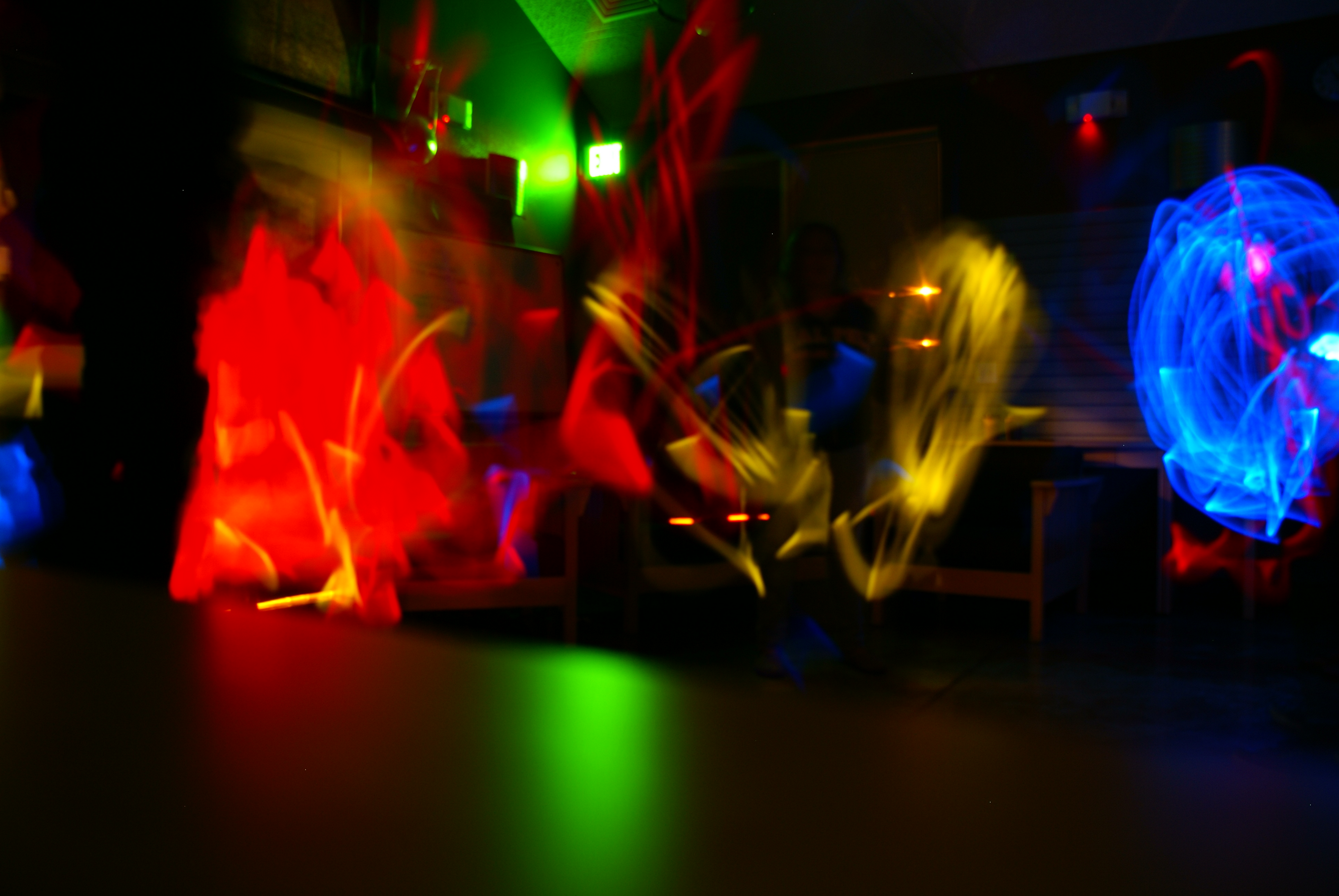 Glowstick dance photo