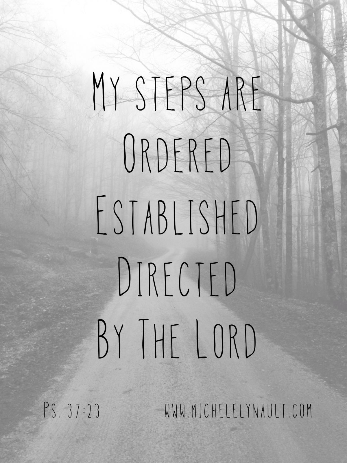 THE LORD DIRECTS THE STEPS OF THE GODLY. HE DELIGHTS IN EVERY DETAIL ...