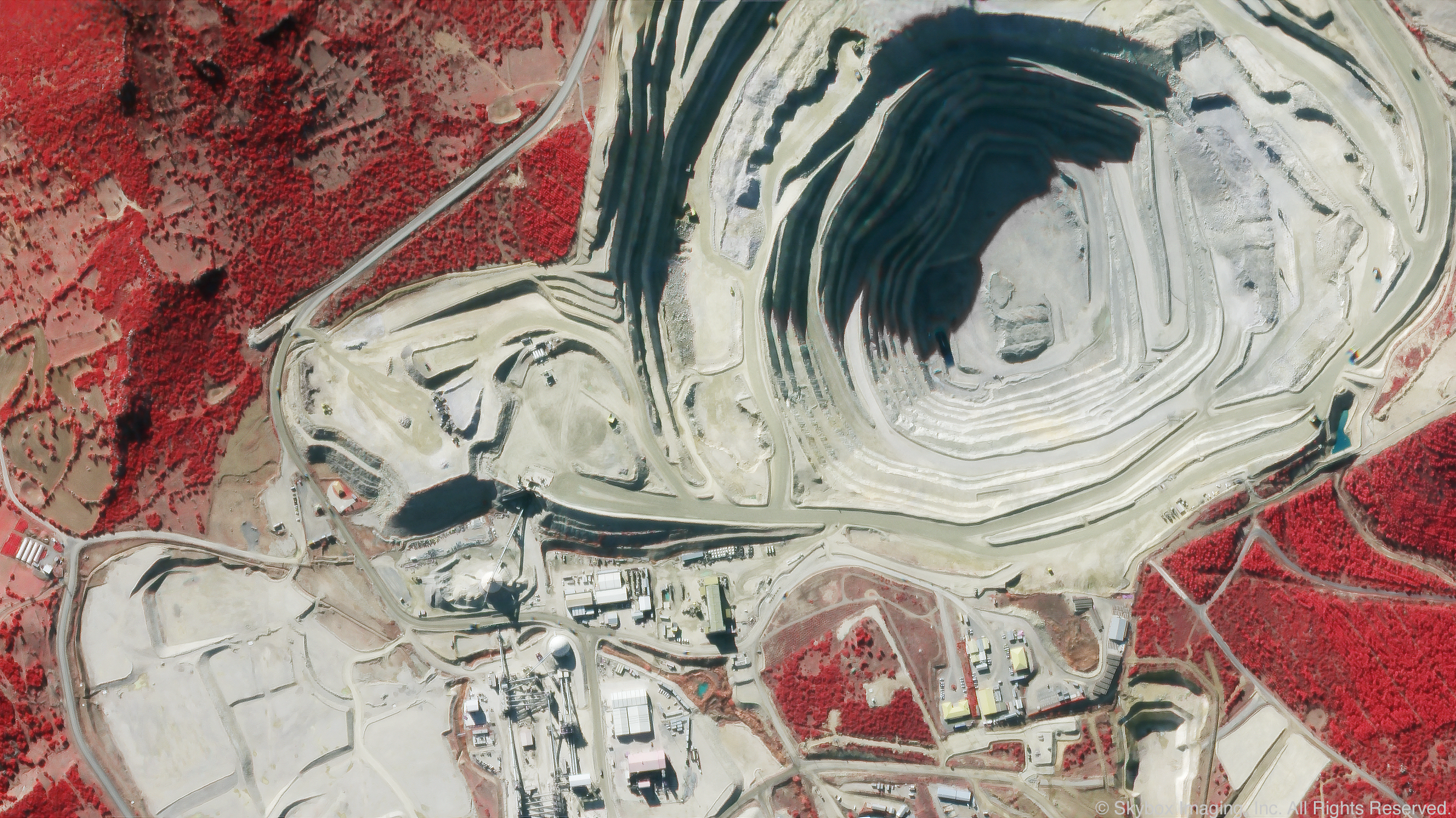 SkySat-1 Satellite Image Gold Mine Turkey | Satellite Imaging Corp