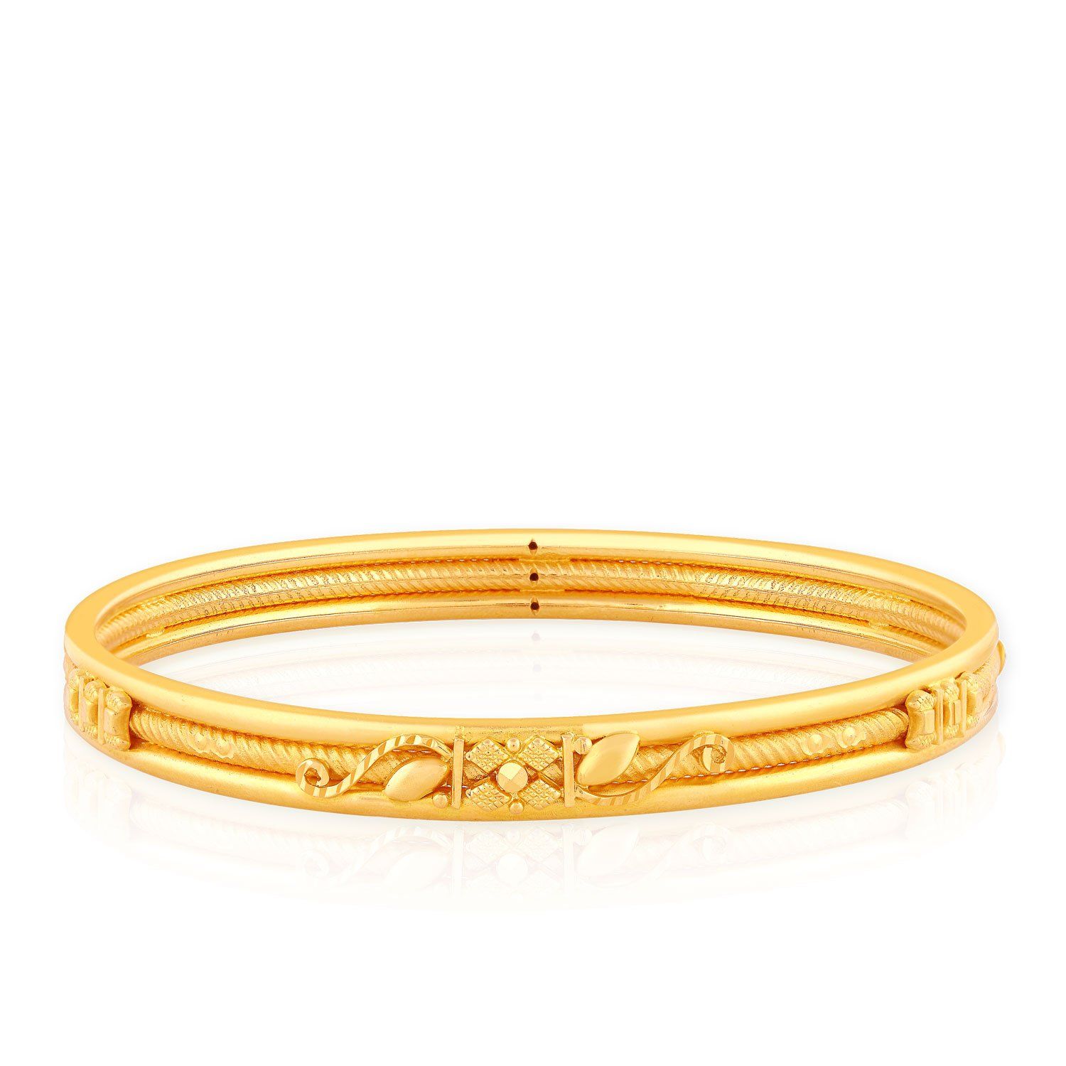 Malabar Gold and Diamonds 22k Yellow Gold Bangle | Jewelry ...