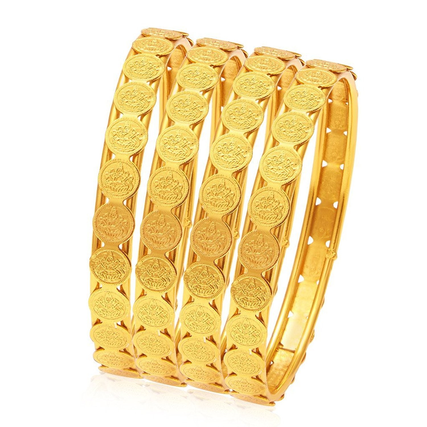 Buy Fancy Stylish Wedding Jewellery Golden Bangles Online In India