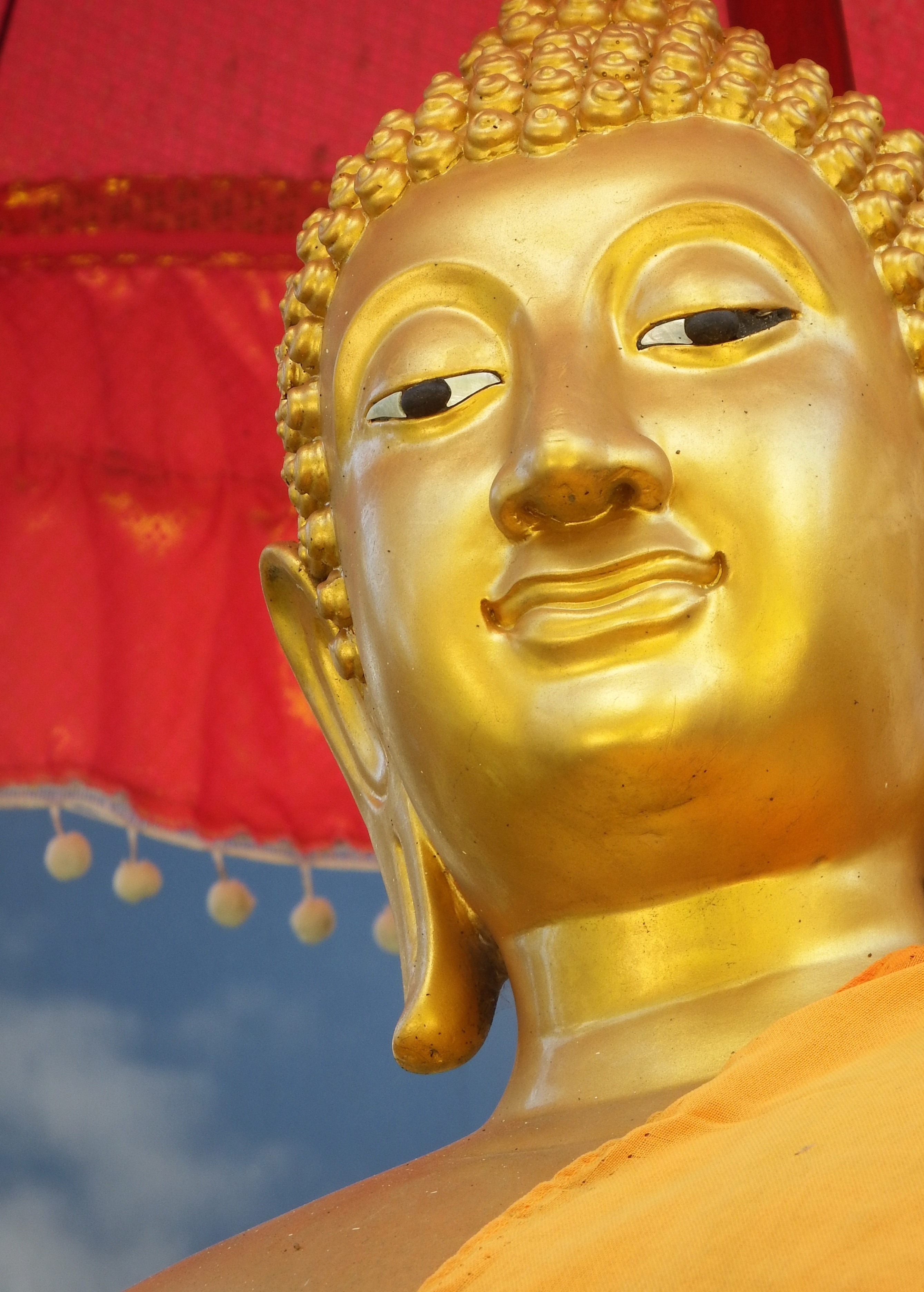 Gold Buddha Face