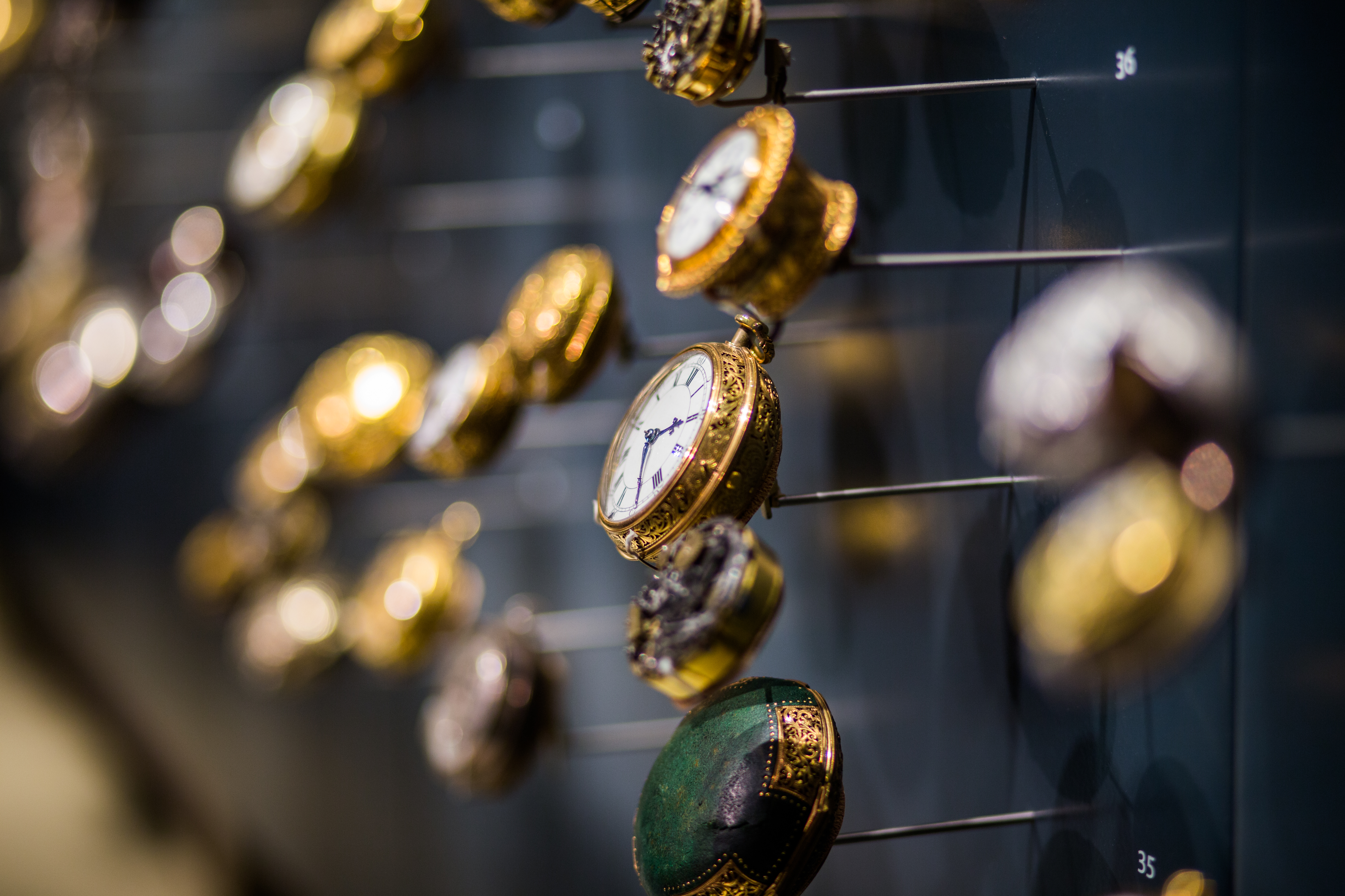 Golden Clocks, Clocks, Golden, Hour, Jewelry, HQ Photo