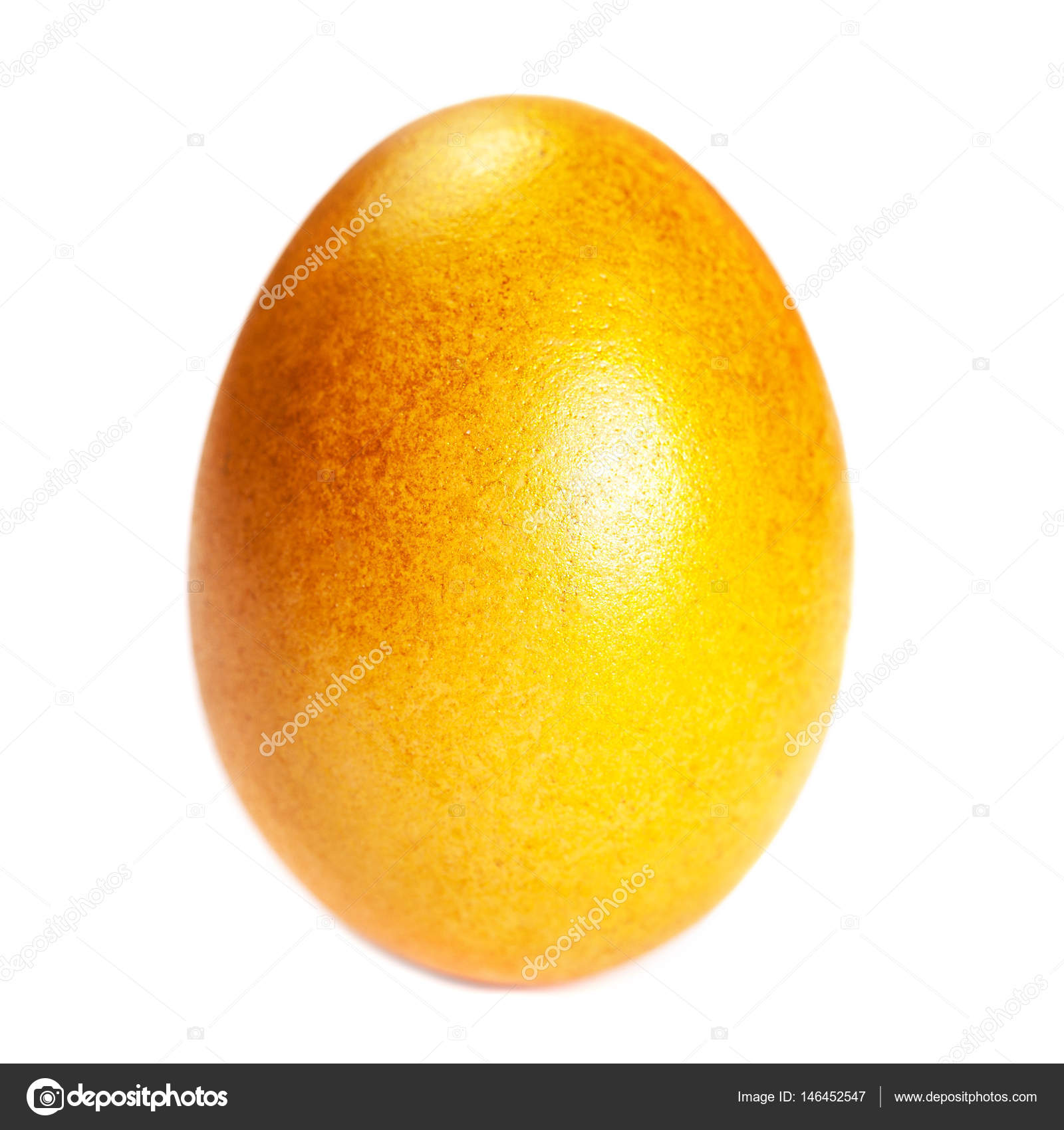 Golden colored Easter Egg — Stock Photo © Zakharova #146452547