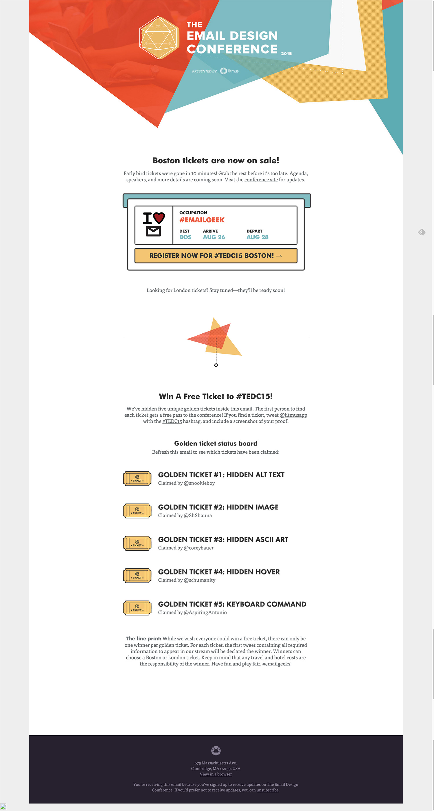 Litmus Email Design Conference - Email Newsletter Examples | Email ...