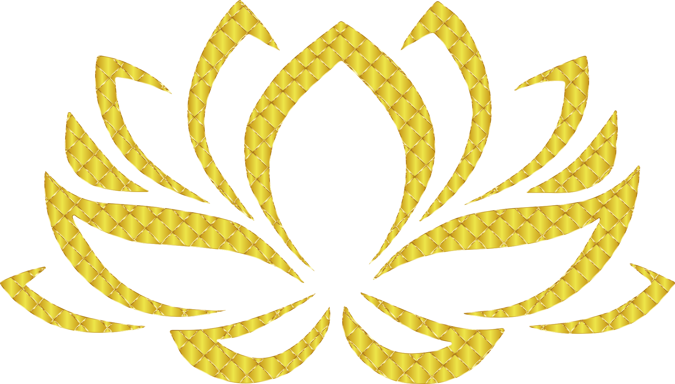 Golden Lotus Flower 3 No Background Icons PNG - Free PNG and Icons ...