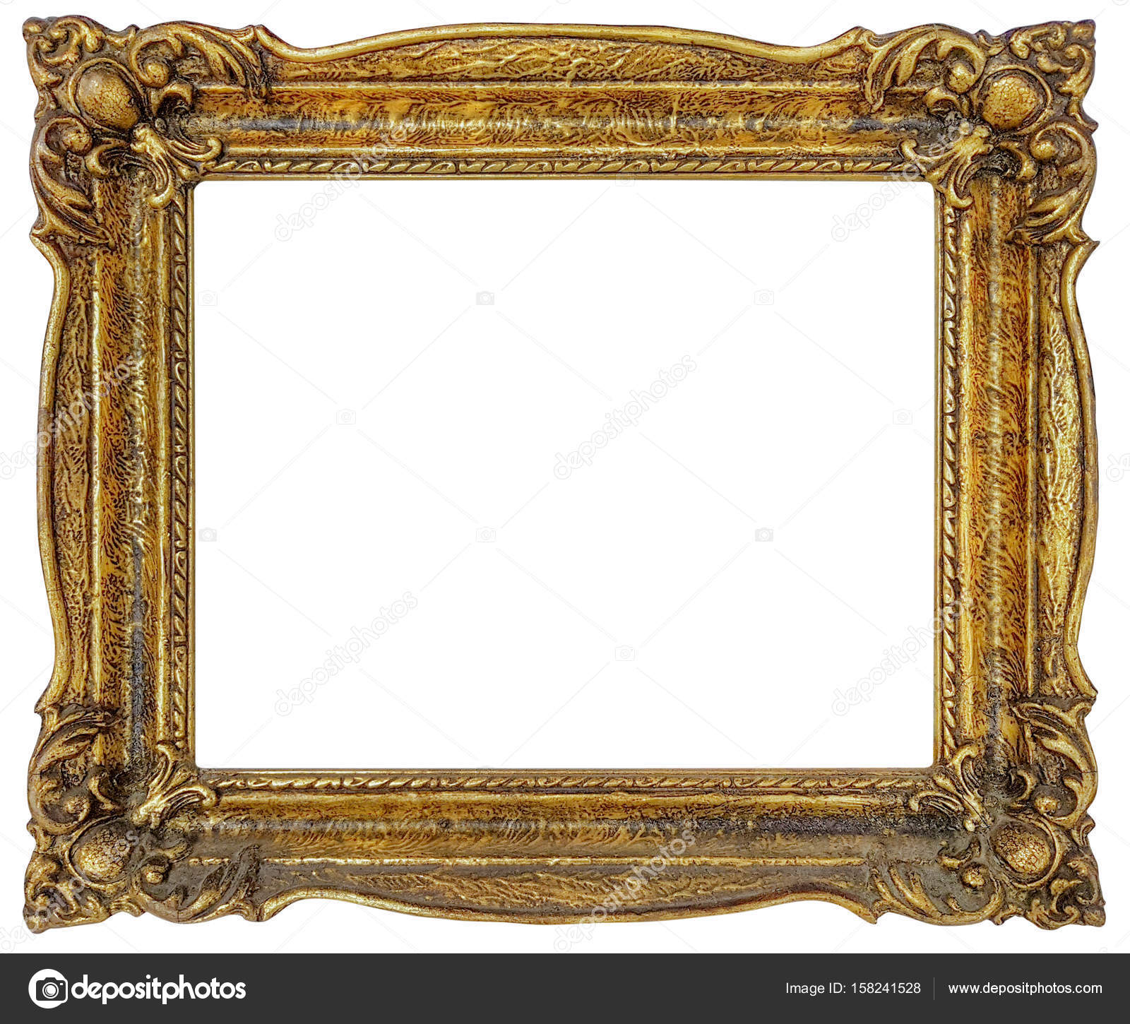 Golden Frame Cutout — Stock Photo © Suljo #158241528