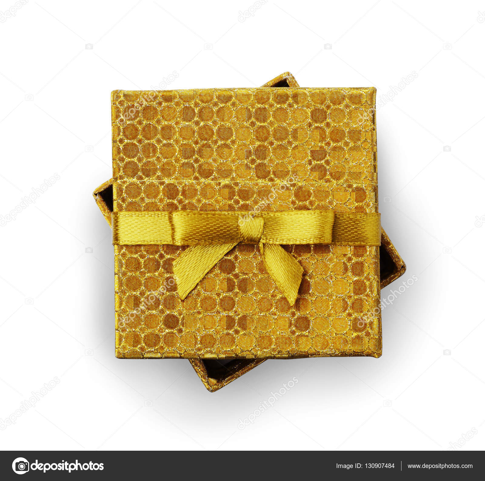 Golden gift box — Stock Photo © viktoriya89 #130907484