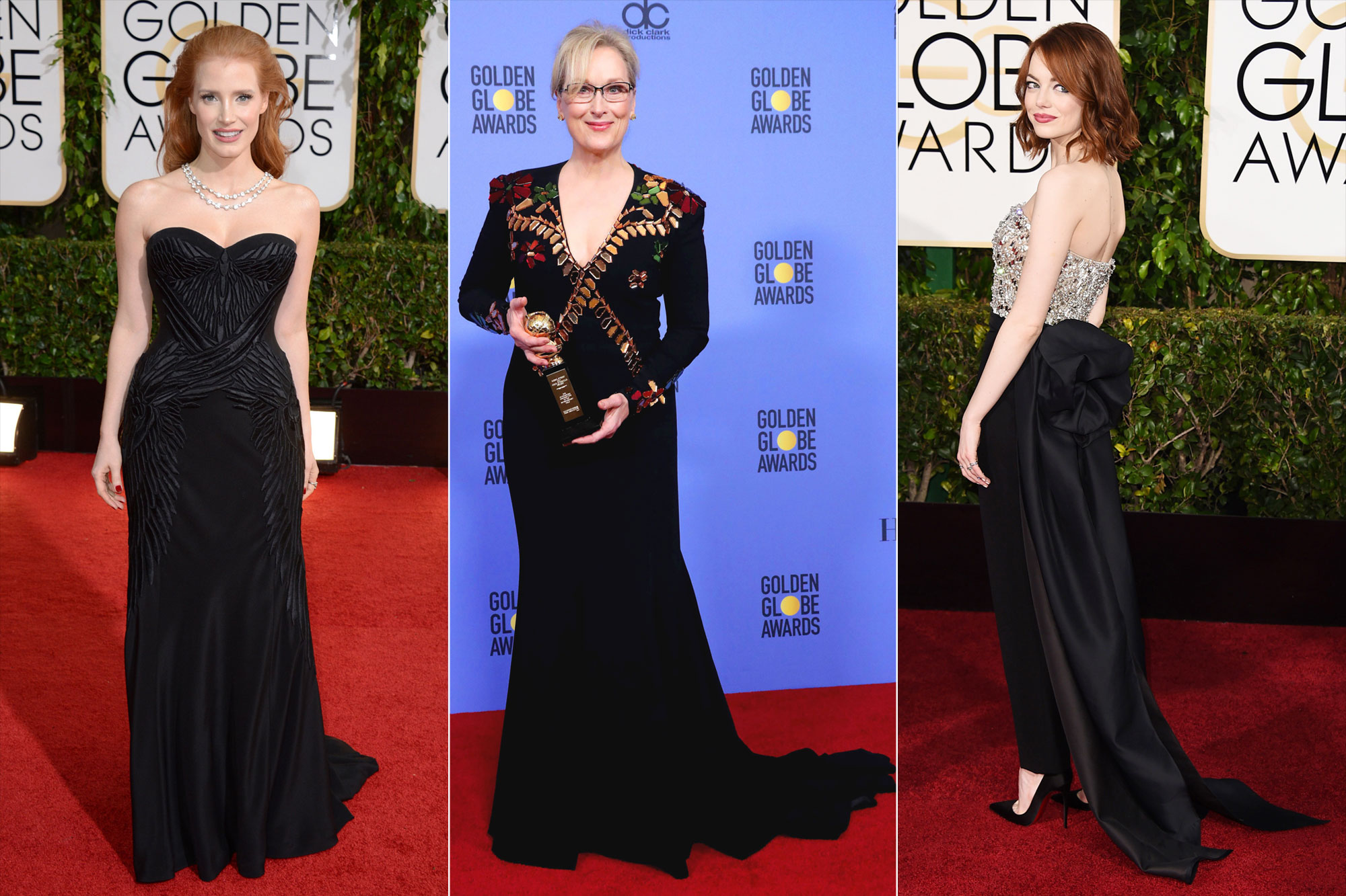 All About the Backlash to the Golden Globes' Black Dresses on the ...