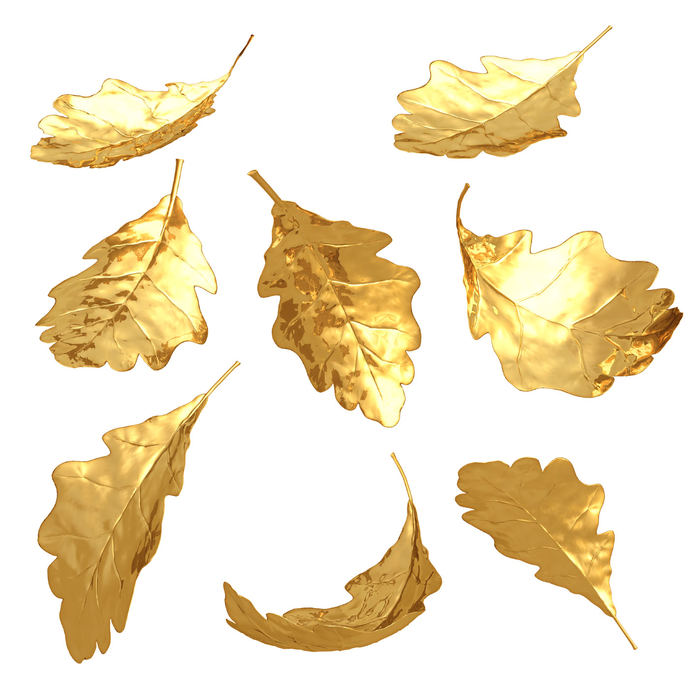 D high-definition picture golden leaves 24340 - 3D Business People ...