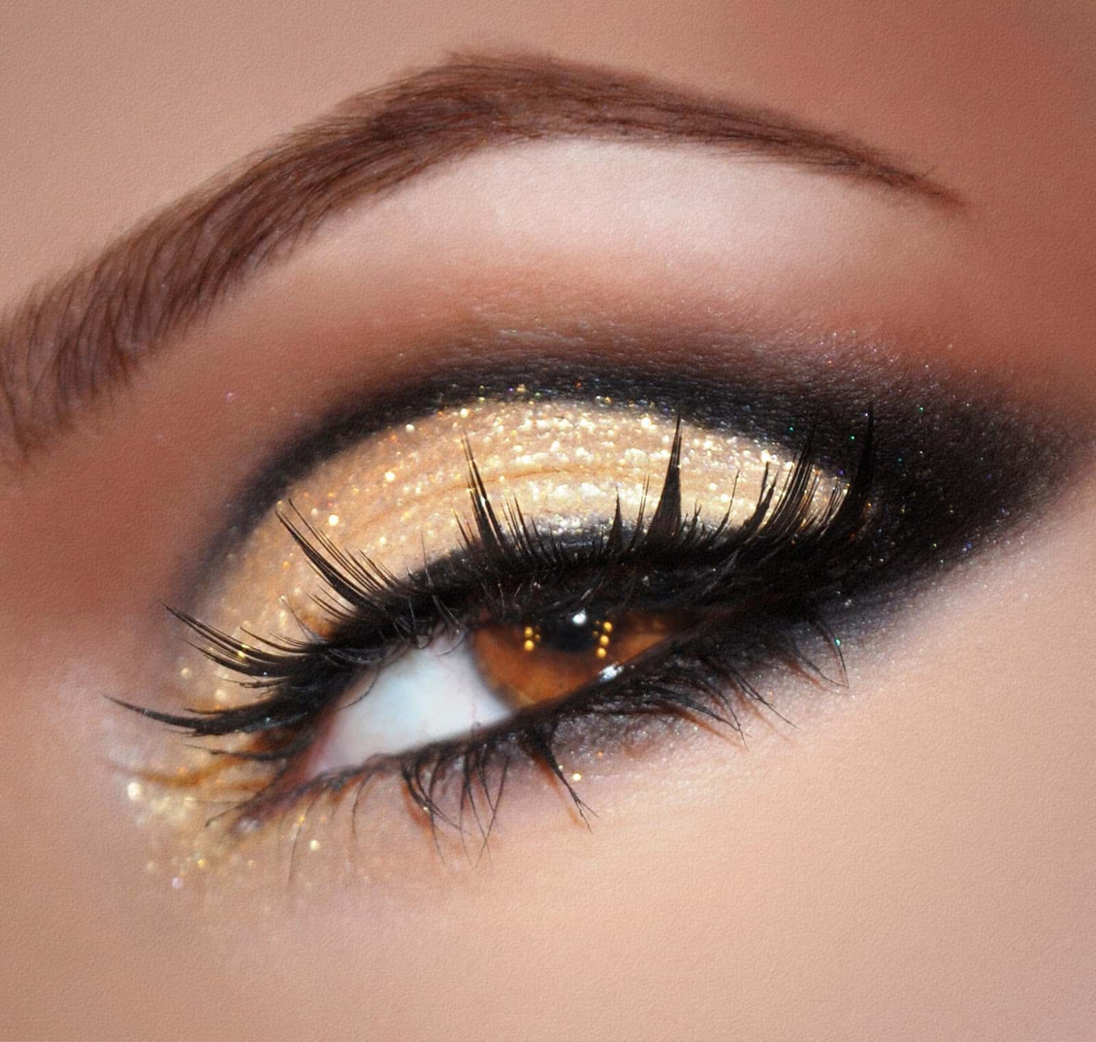 Golden Eye Makeup for Fall! | HolleewoodHair