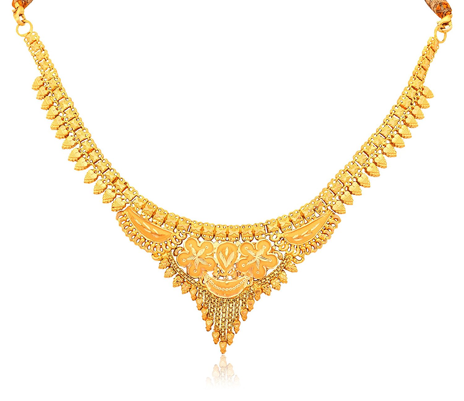 golden necklace new design images