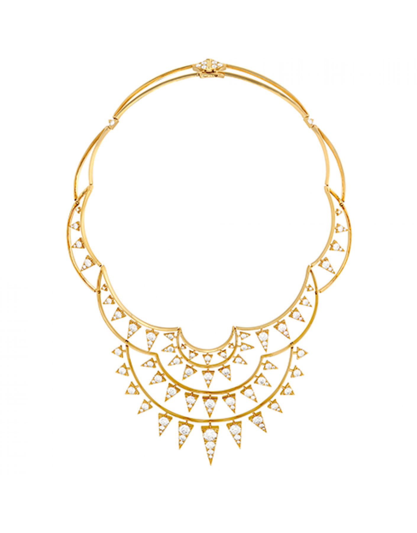 Triplicity Golden Necklace - Necklaces - Jewelry