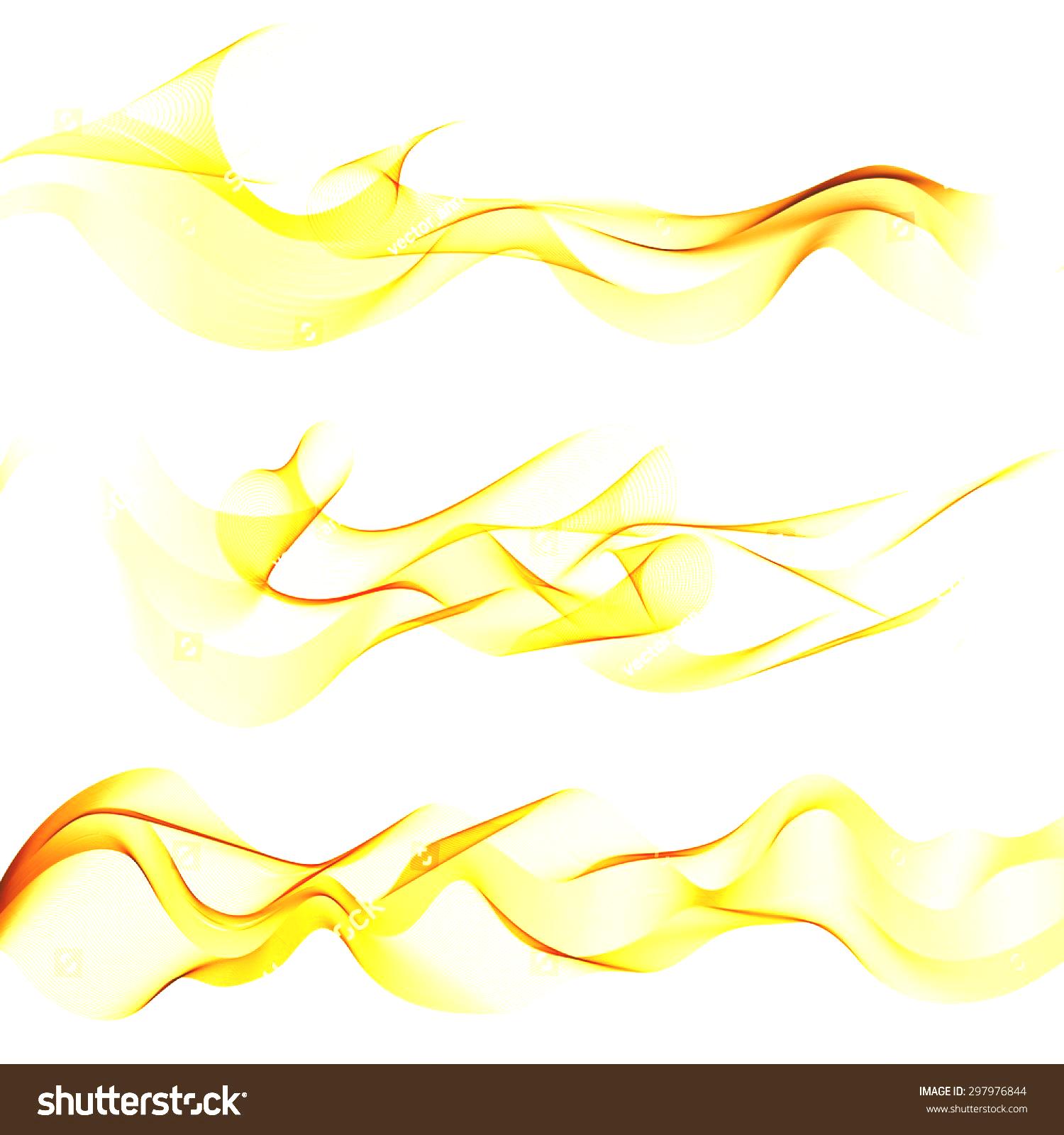 Set Abstract Bright Colorful Golden Wave Stock Vector - BEDROOM ...