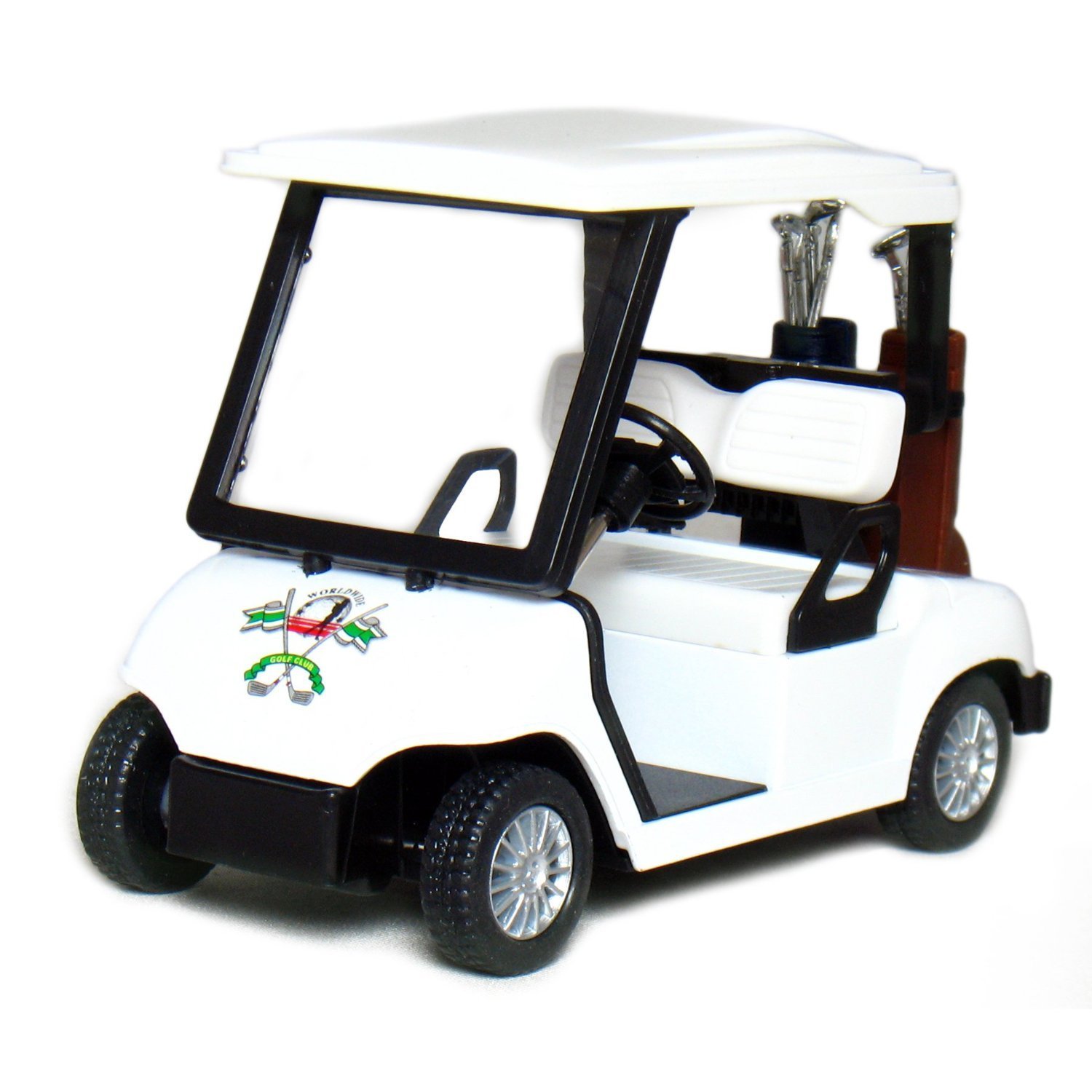 Amazon.com : Kinsmart Golf Cart Miniature Replica Diecast 1:25 Scale ...