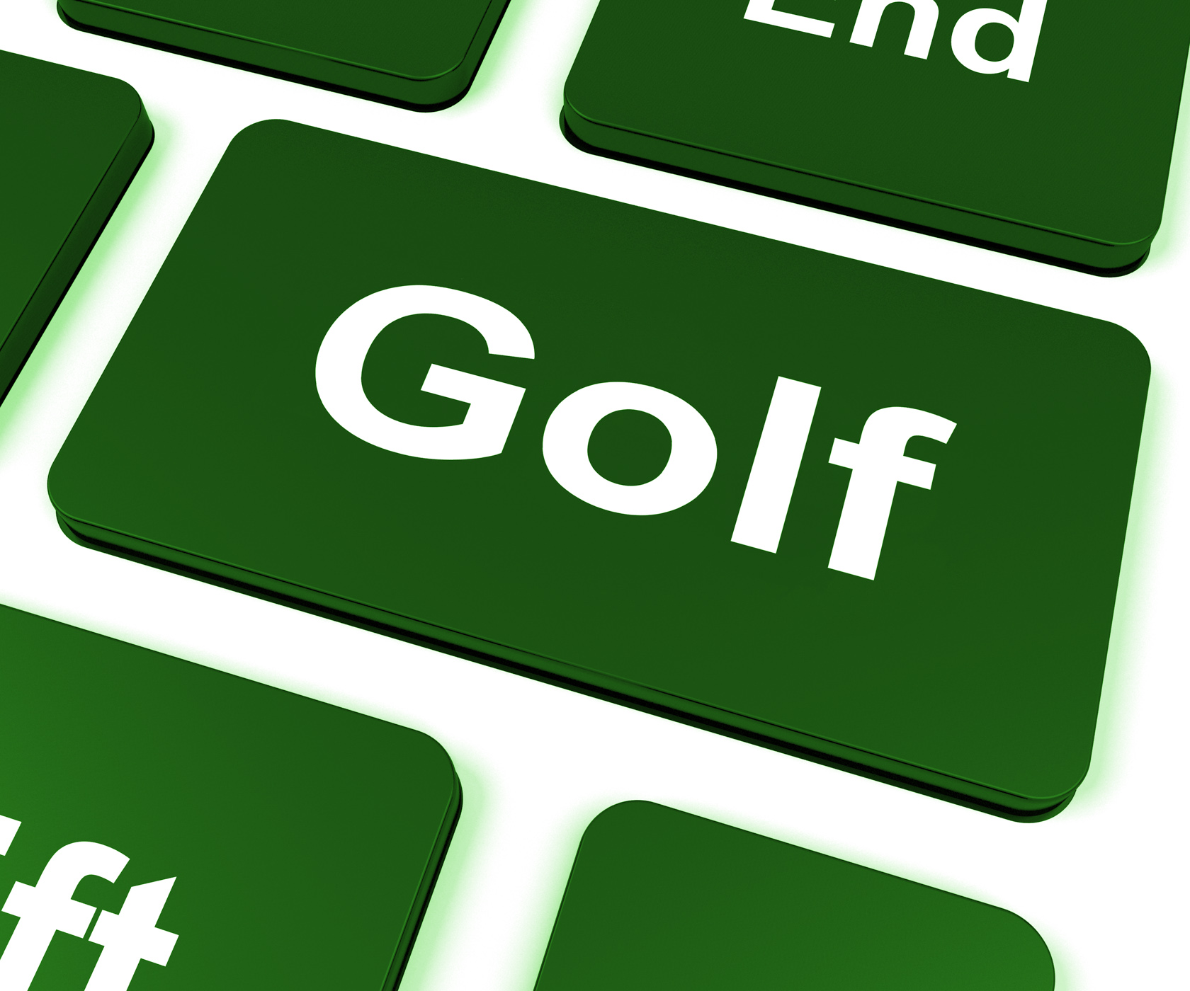 Golf key means golfer club or golfing photo