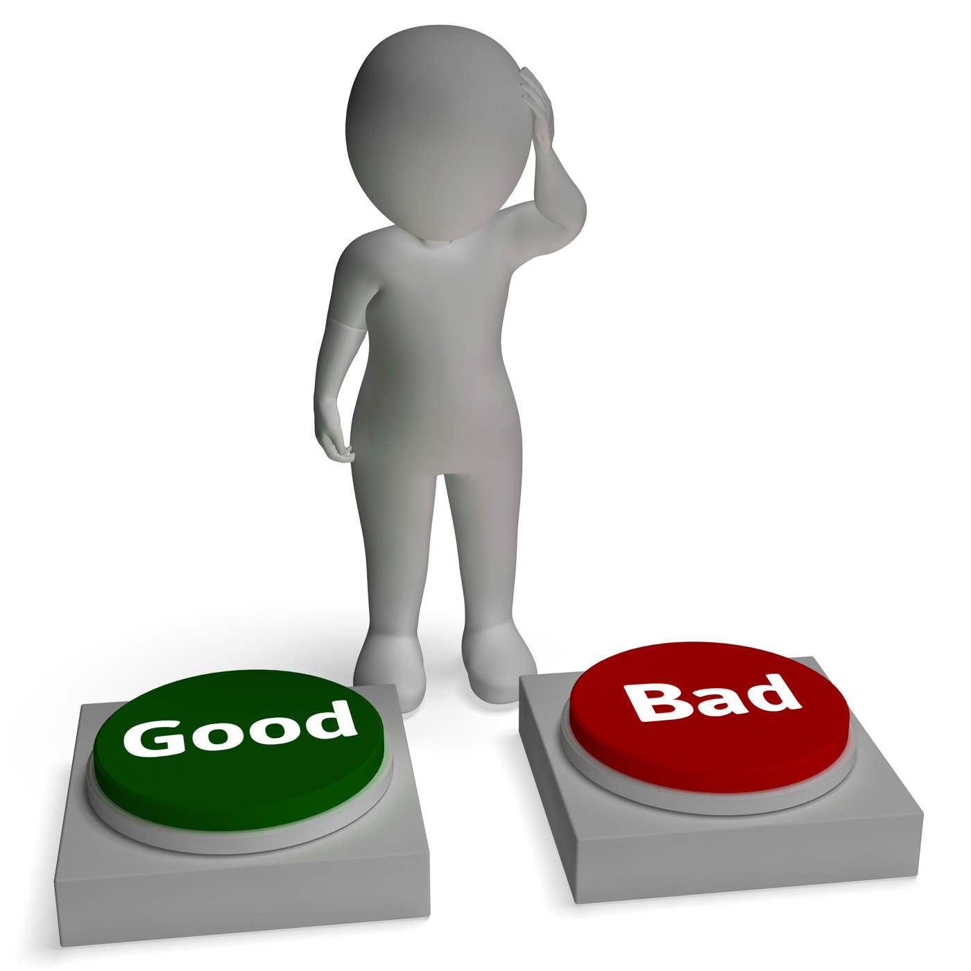 Good Bad Buttons Shows Approve Or Reject, Accept, Good, Verified, Validation, HQ Photo