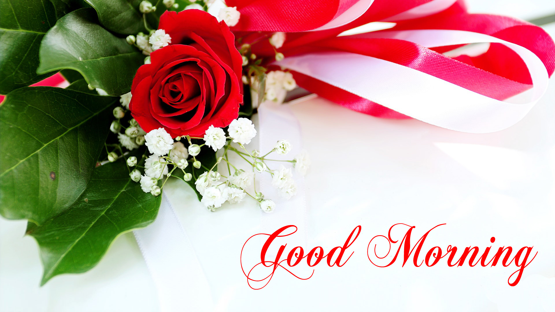 Good Morning Wallpaper with Flowers, Full HD 1920x1080 GM Images