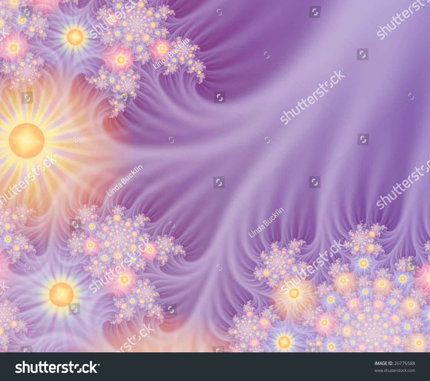 Several Layers Fractals Were Combined Create Stock Illustration ...