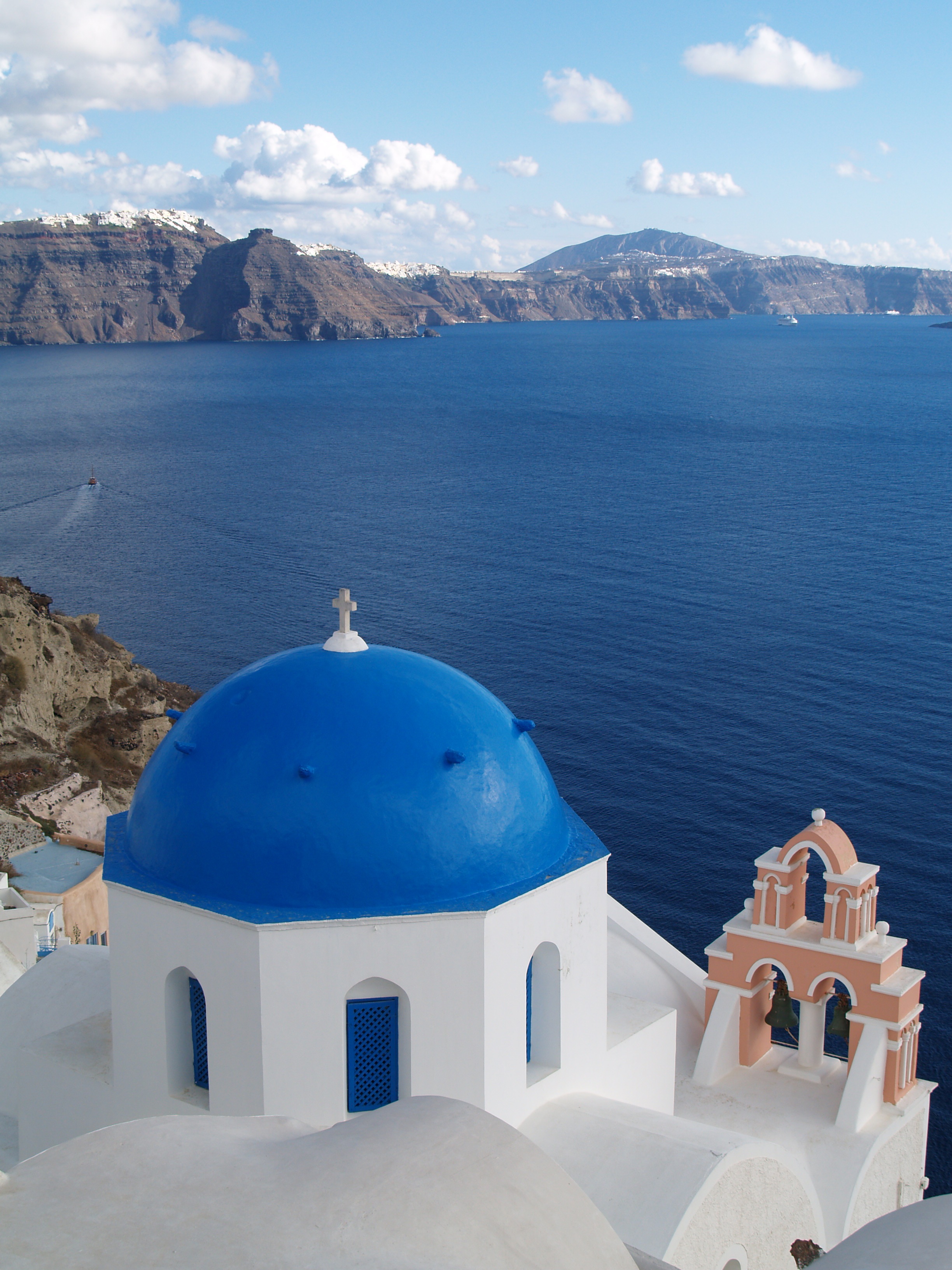 Free Photo Grece Santorini Blue Building Dome Free Download Jooinn