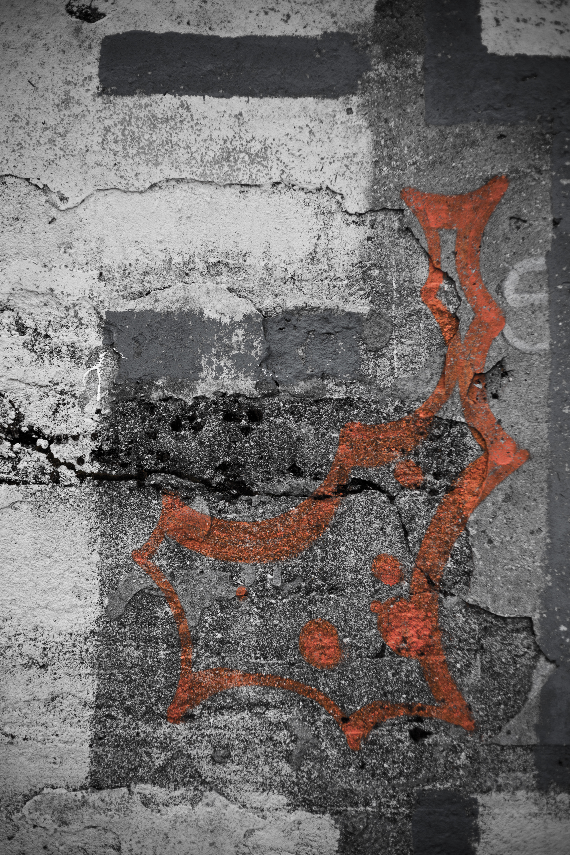 Graffiti Wall Texture, Abstract, Concrete, Cracked, Dark, HQ Photo