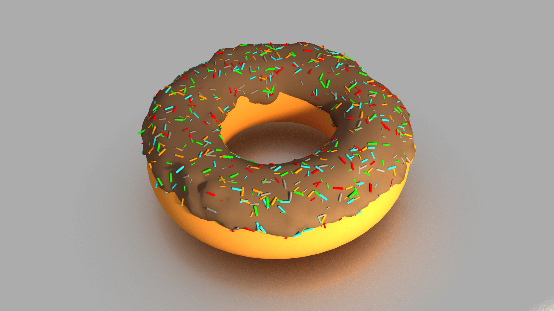 Graphical donut photo