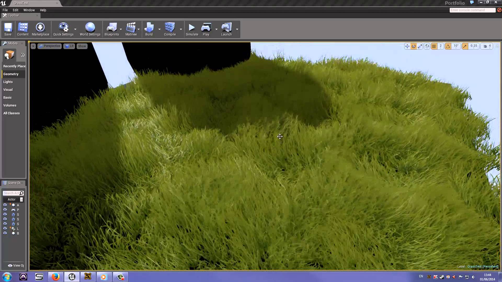 Unreal Engine 4 - Grass Shading [Mexican Wave!] - YouTube