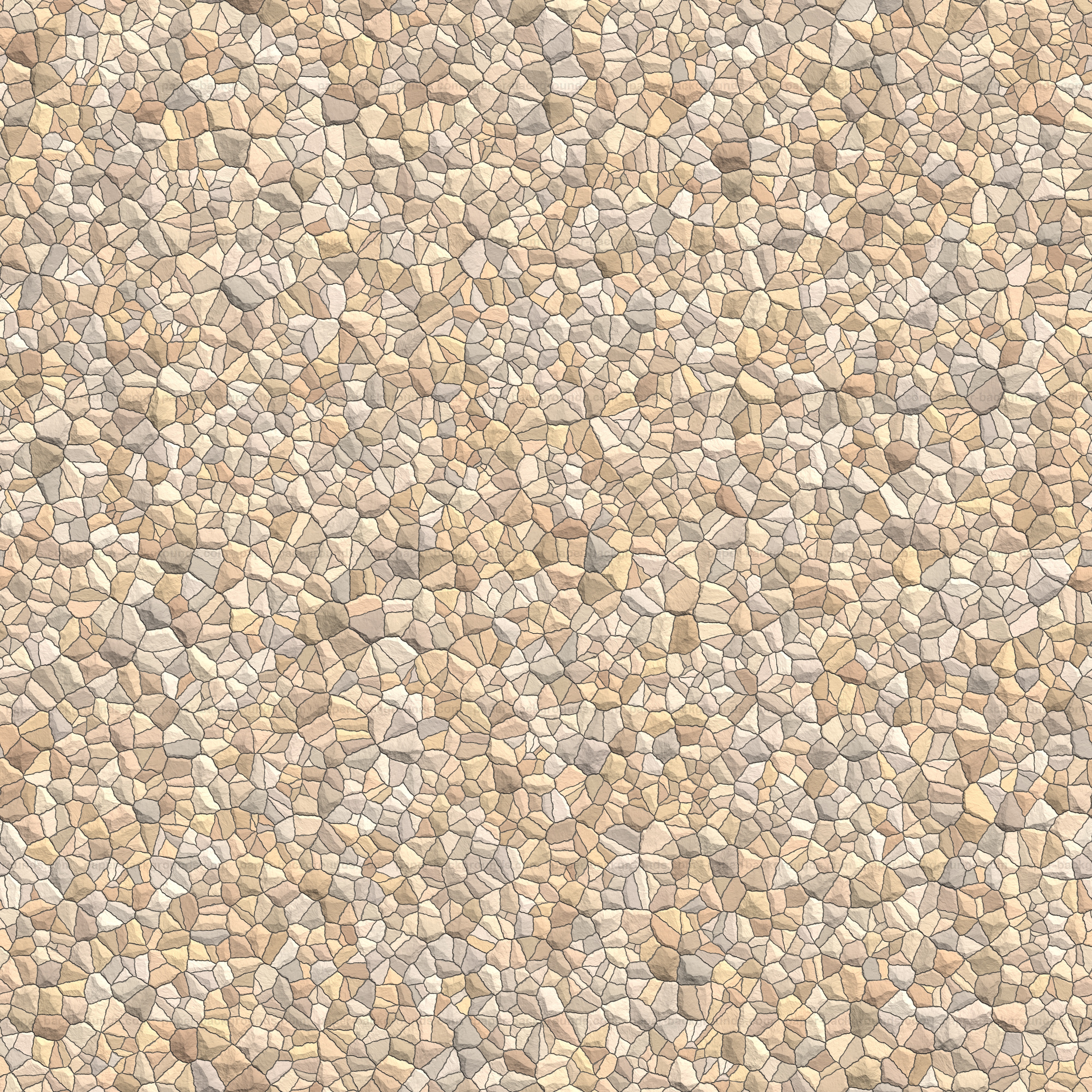 Paper Backgrounds | Seamless Pale Stones Gravel Texture High Resolution