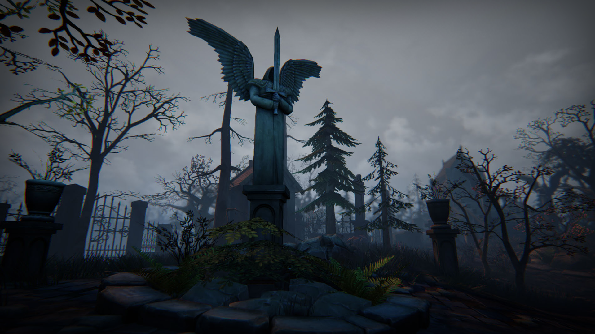 Top-Down Graveyard by Manufactura K4 in Environments - UE4 Marketplace