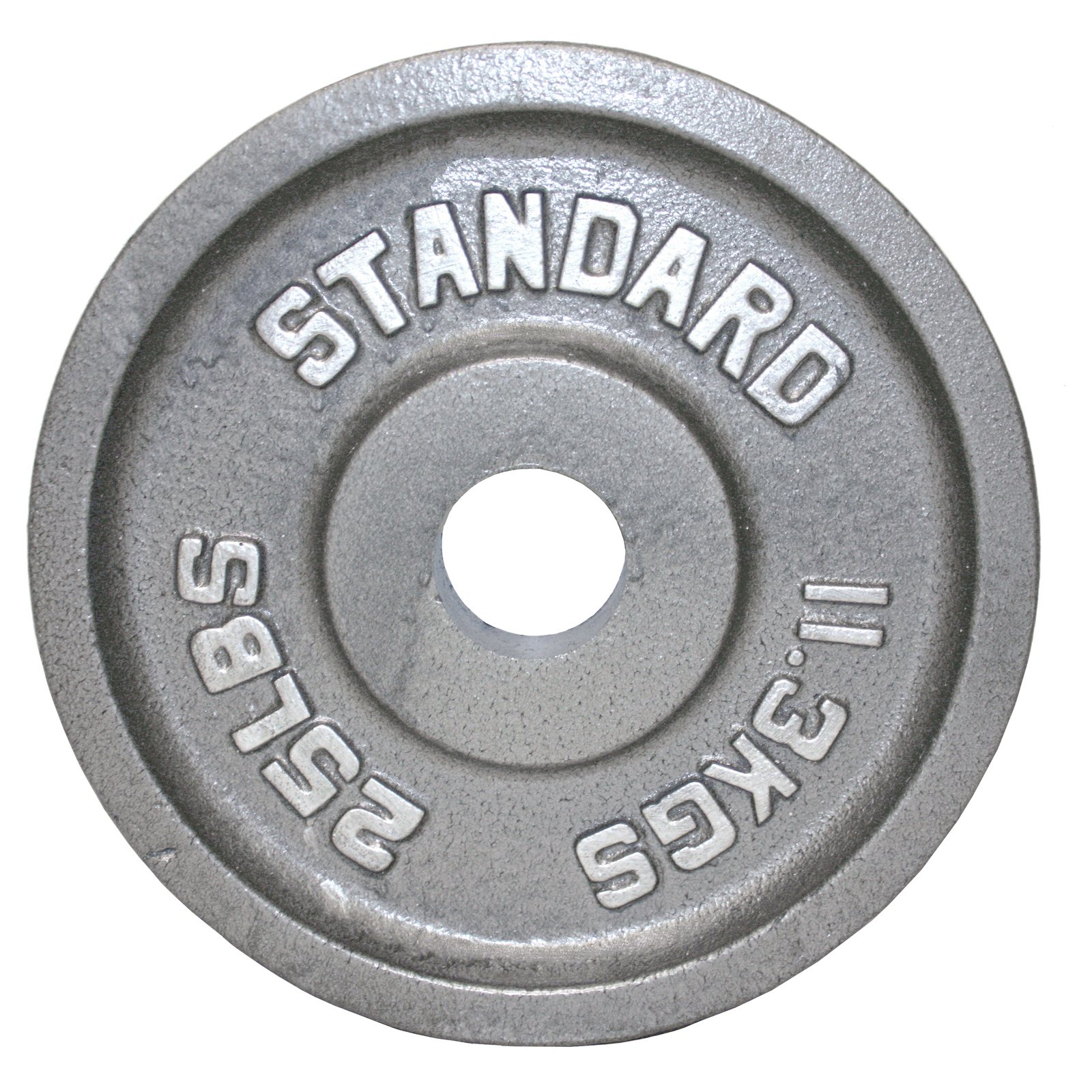 USA Sports by Troy Barbell Gray Olympic Weight Plate - Walmart.com