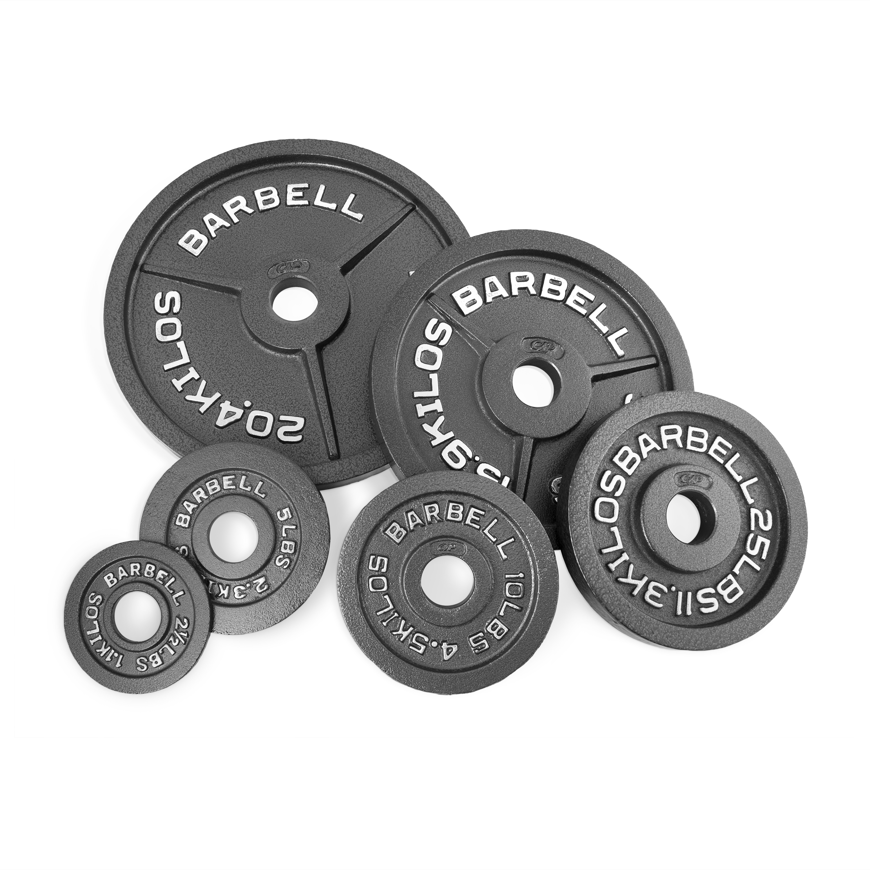 CAP Barbell 2-Inch Olympic Plate, Assorted Colors - Walmart.com