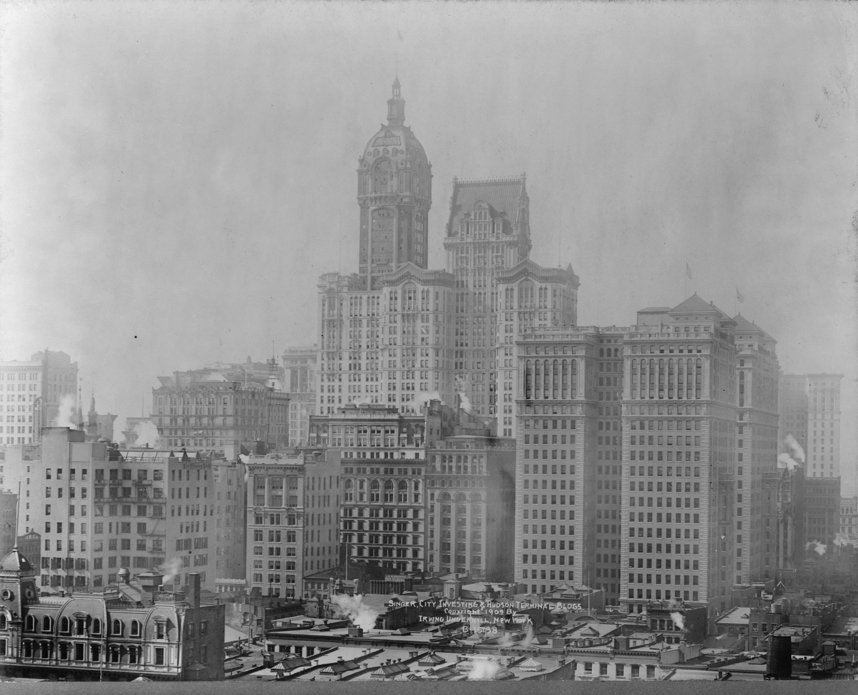 File:Singer City Investing Hudson Terminal 1909.jpg - Wikimedia Commons
