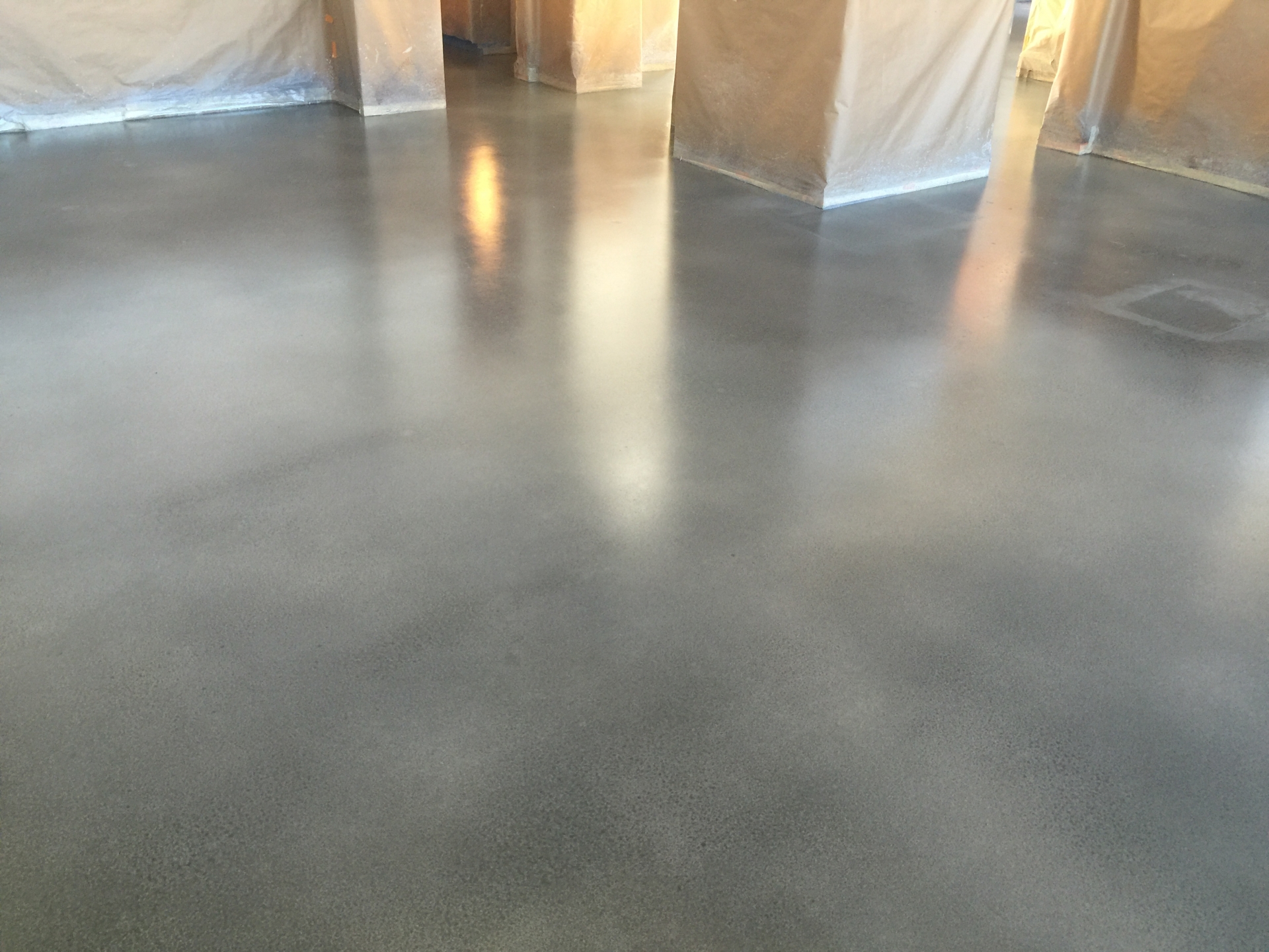 Stained Garage Floor Concrete Projects | Barefoot Surfaces