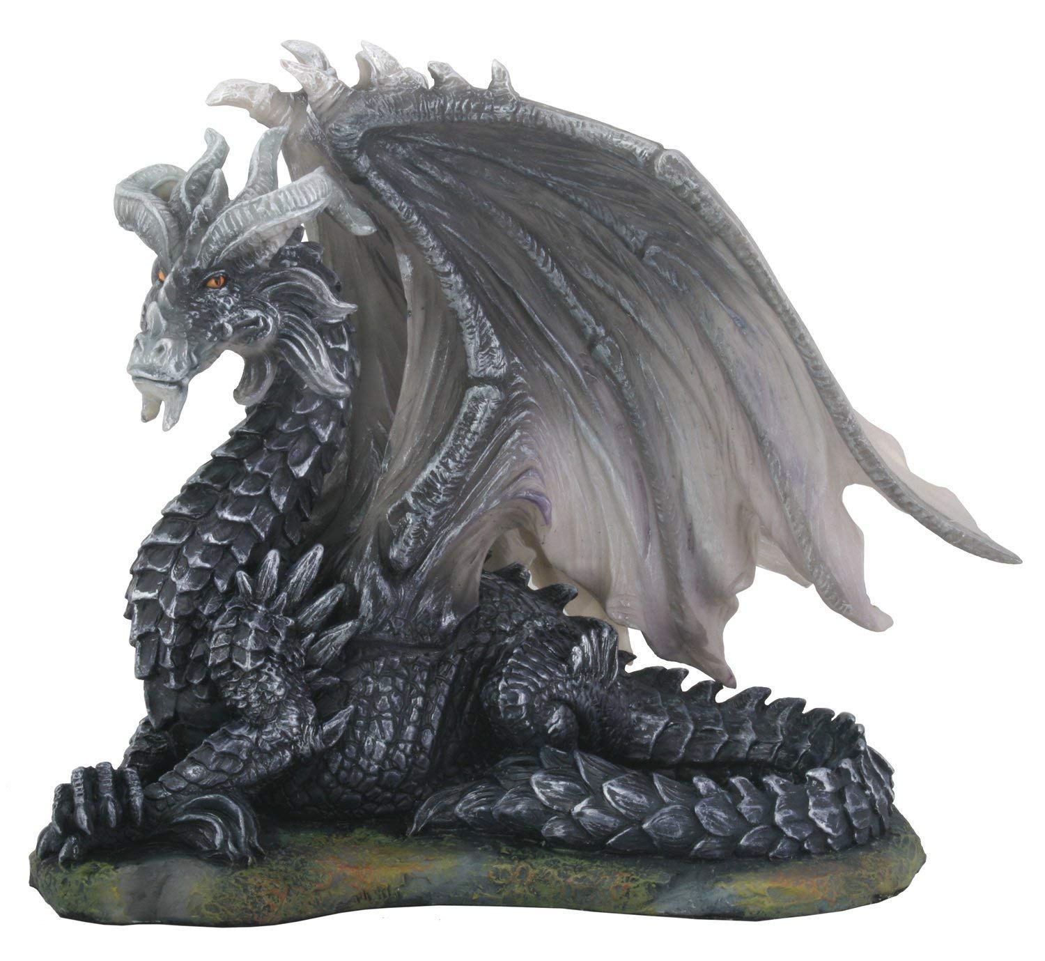 Gray dragon statue photo